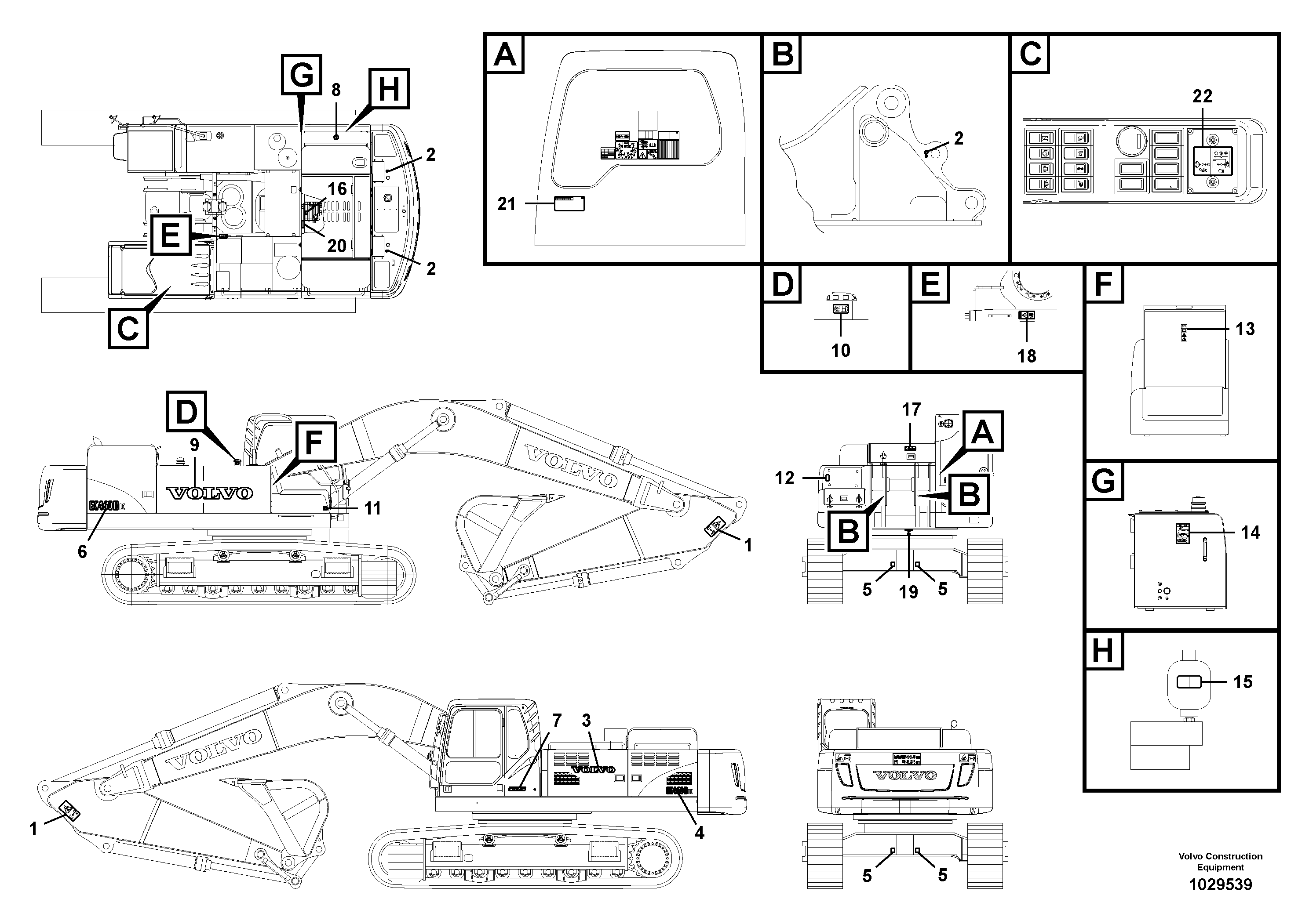 Cylinder Block VOE14603889 VOLVO