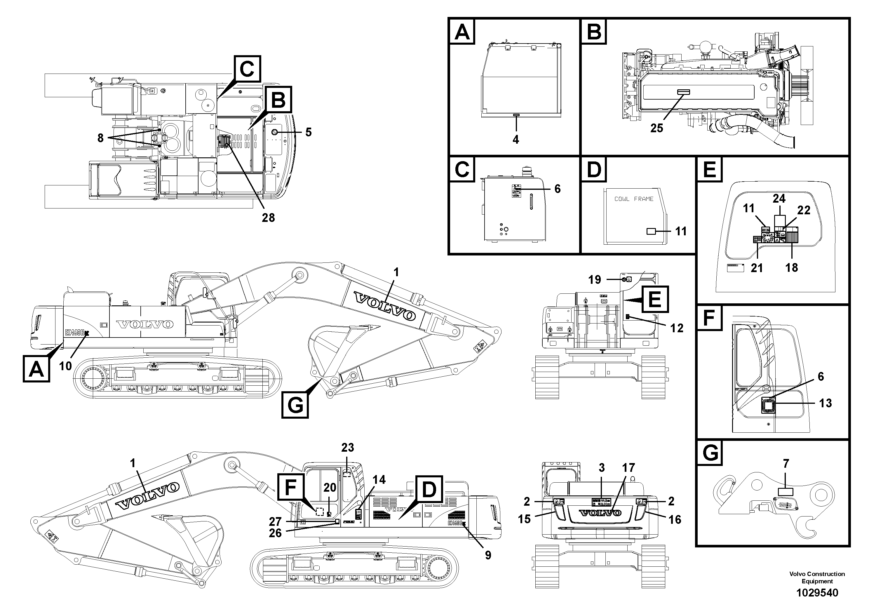 Cylinder Block VOE14616014 VOLVO