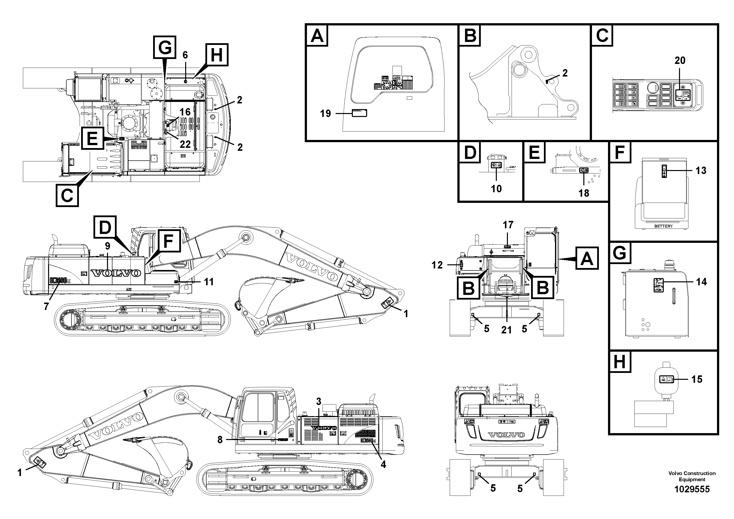 Cylinder Block VOE14603336 VOLVO