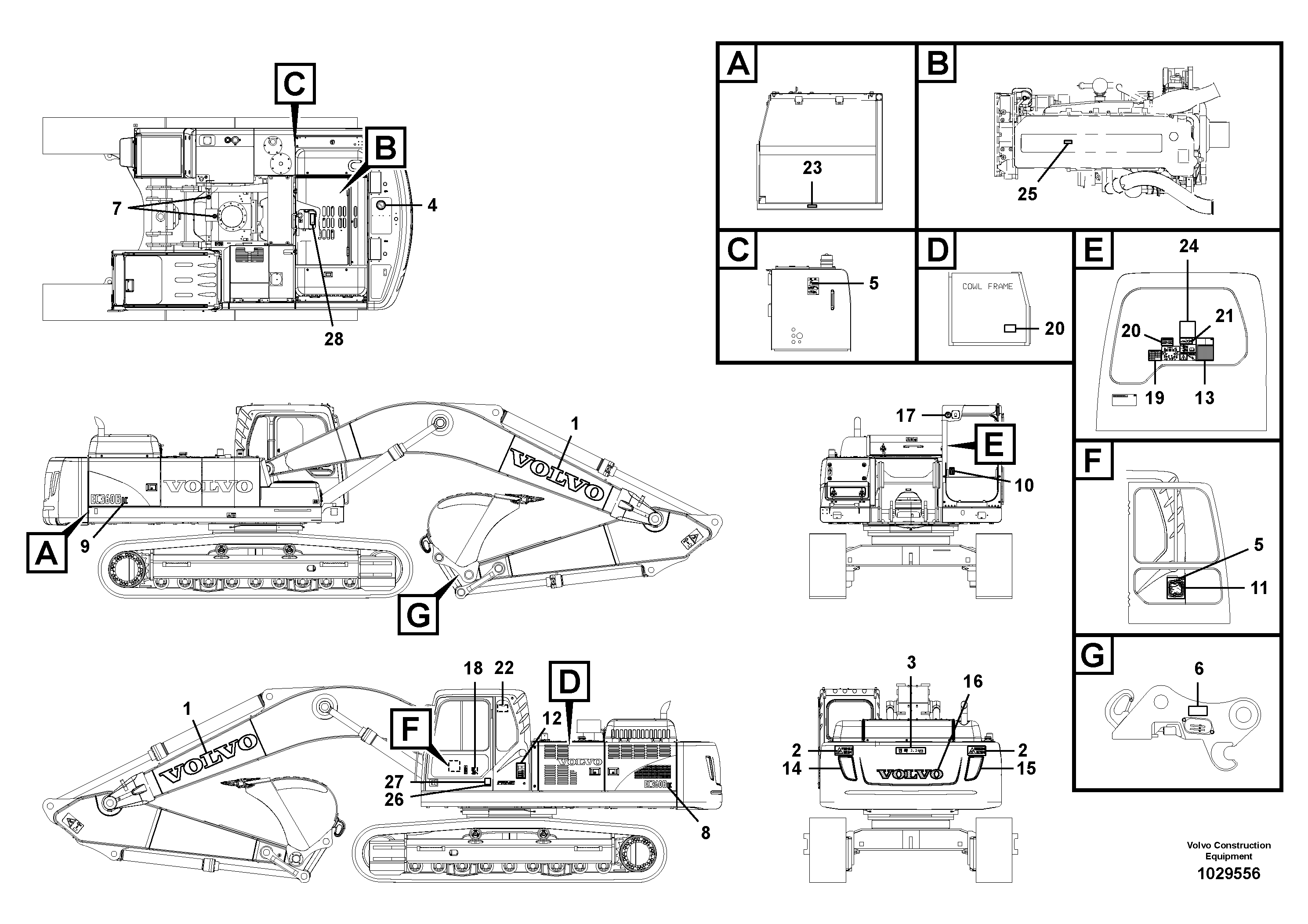 Cylinder Block VOE11180159 VOLVO