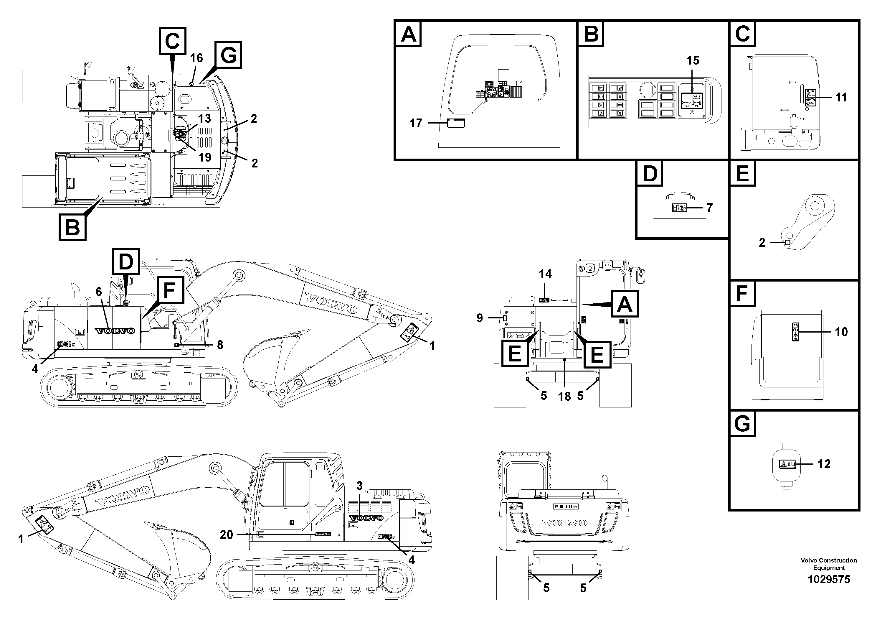 Cylinder Block VOE14576596 VOLVO