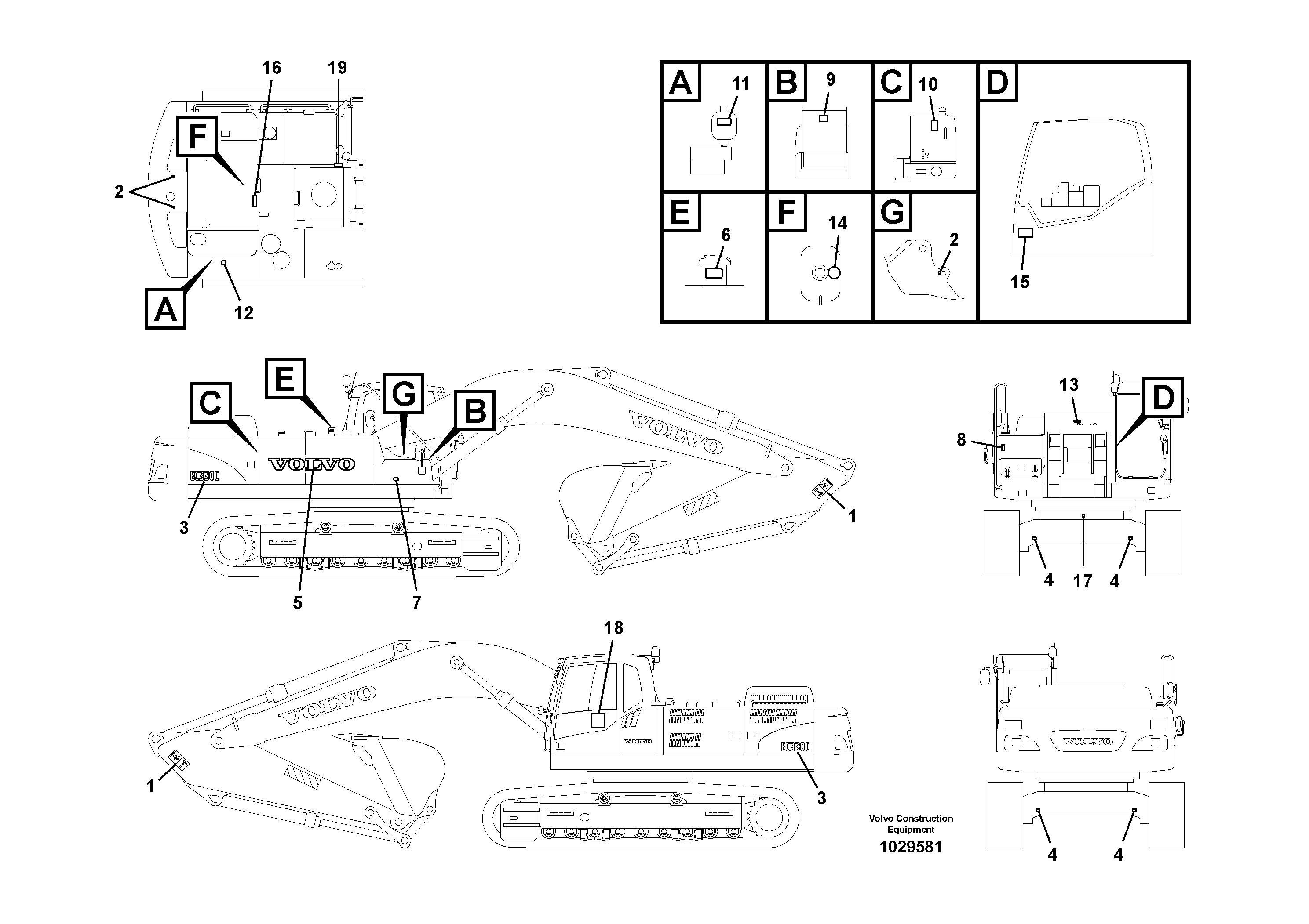 Cylinder Block VOE14562115 VOLVO