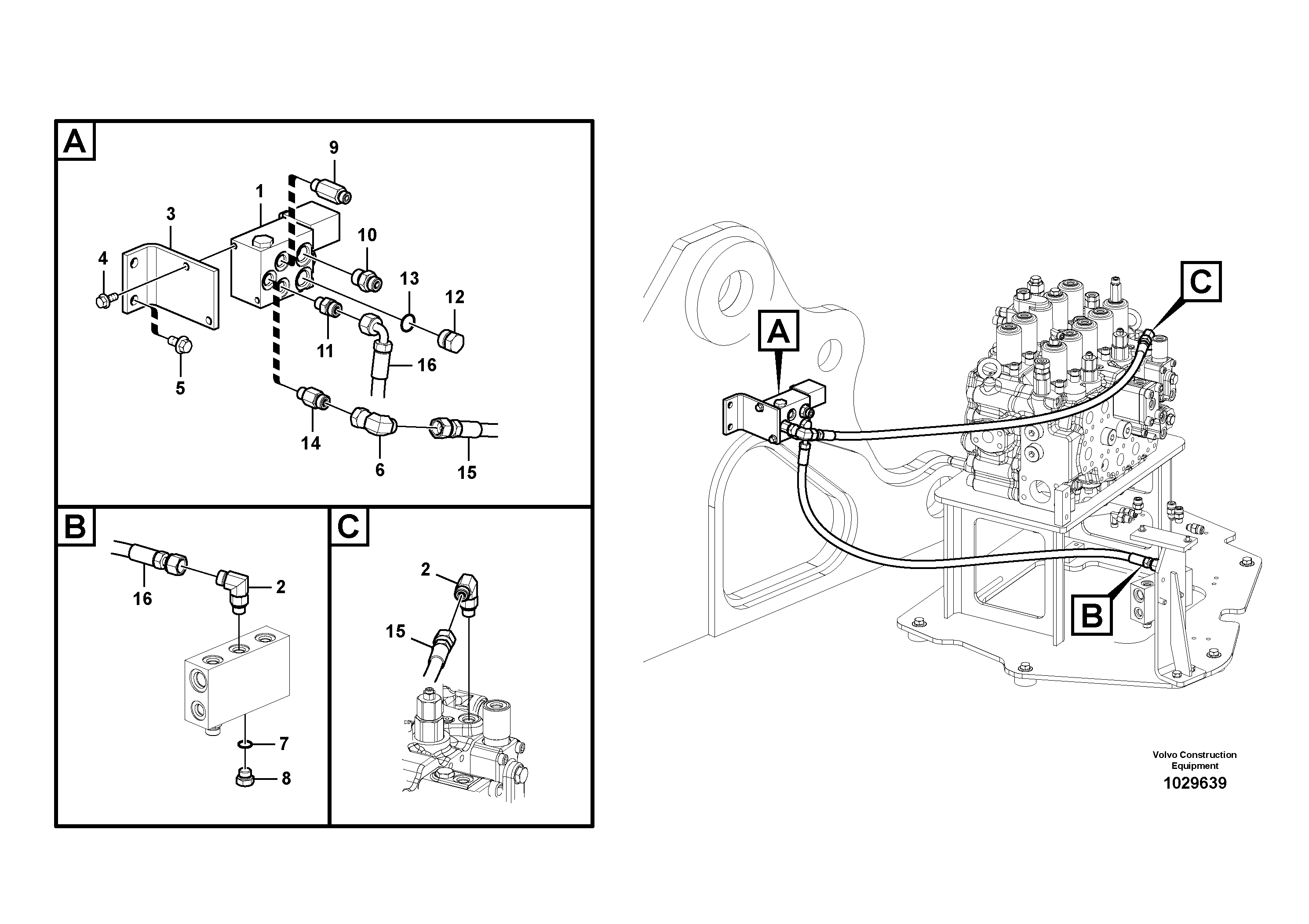 Seat frame VOE14555859 VOLVO