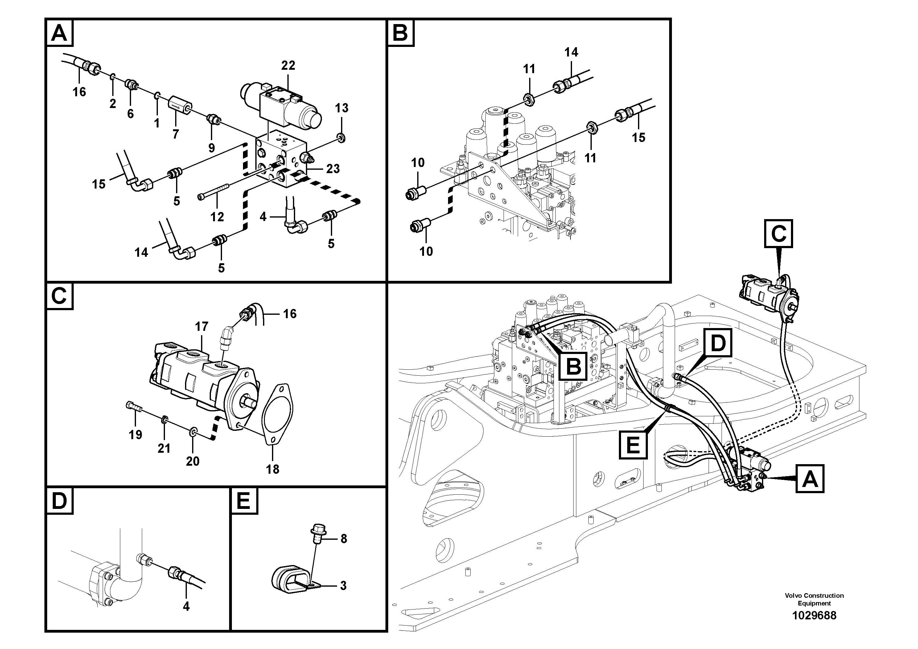Timing gear casing VOE15115254 VOLVO