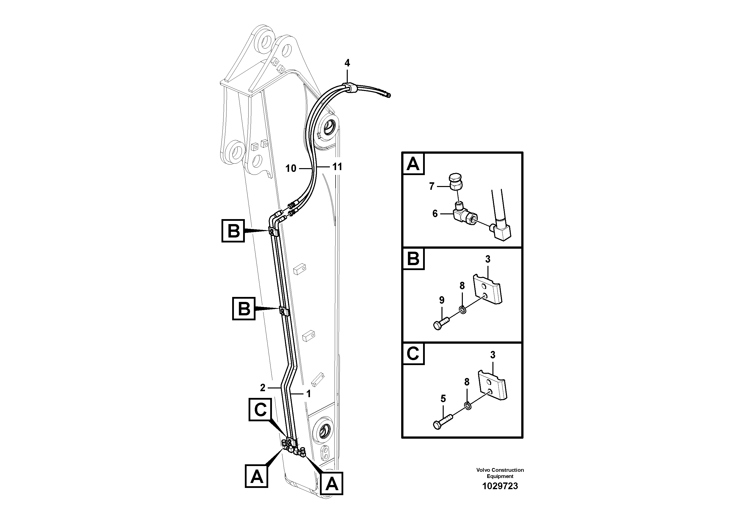 Hose assembly VOE14689232 VOLVO