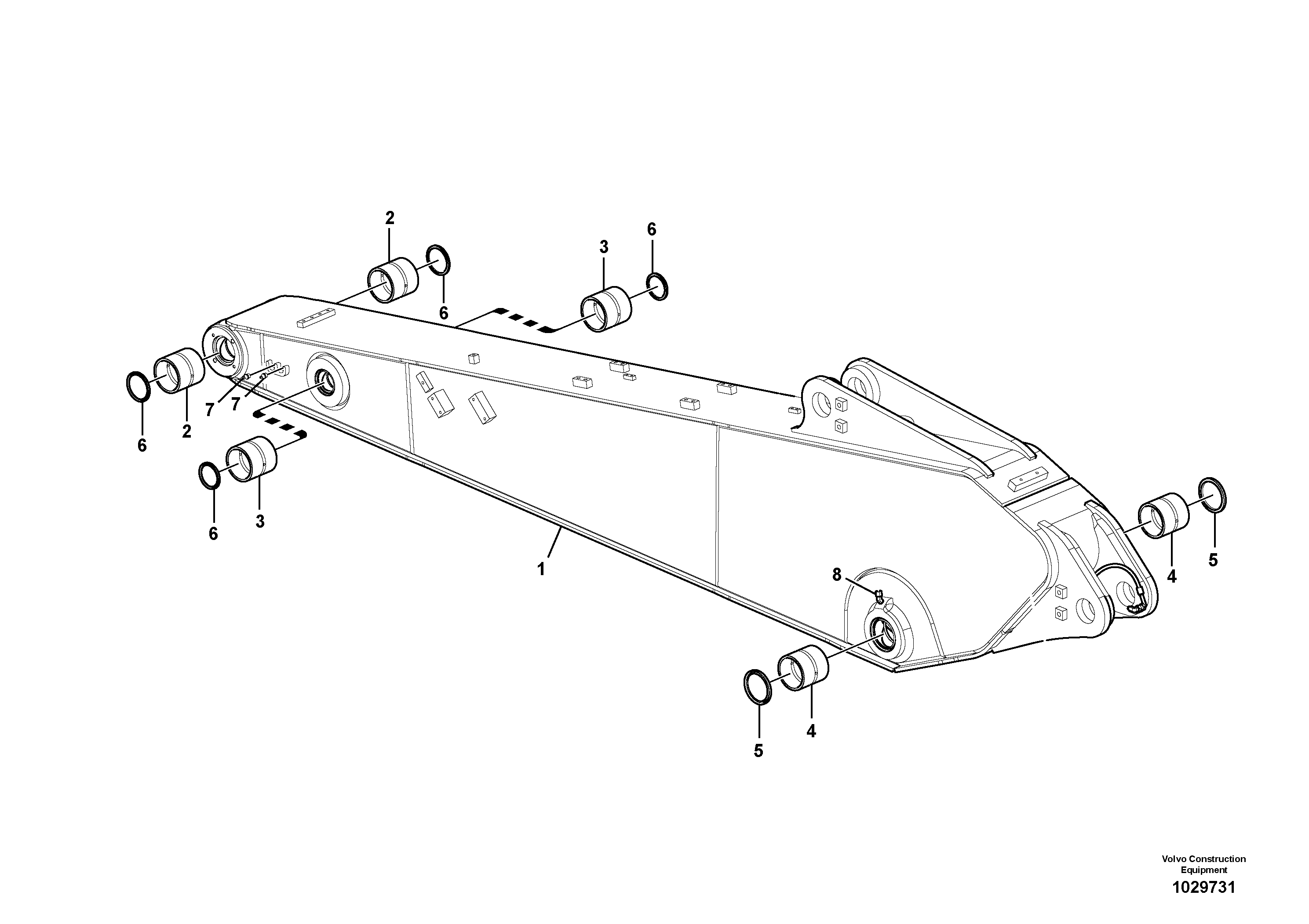 Dipper Arm VOE14726406 VOLVO