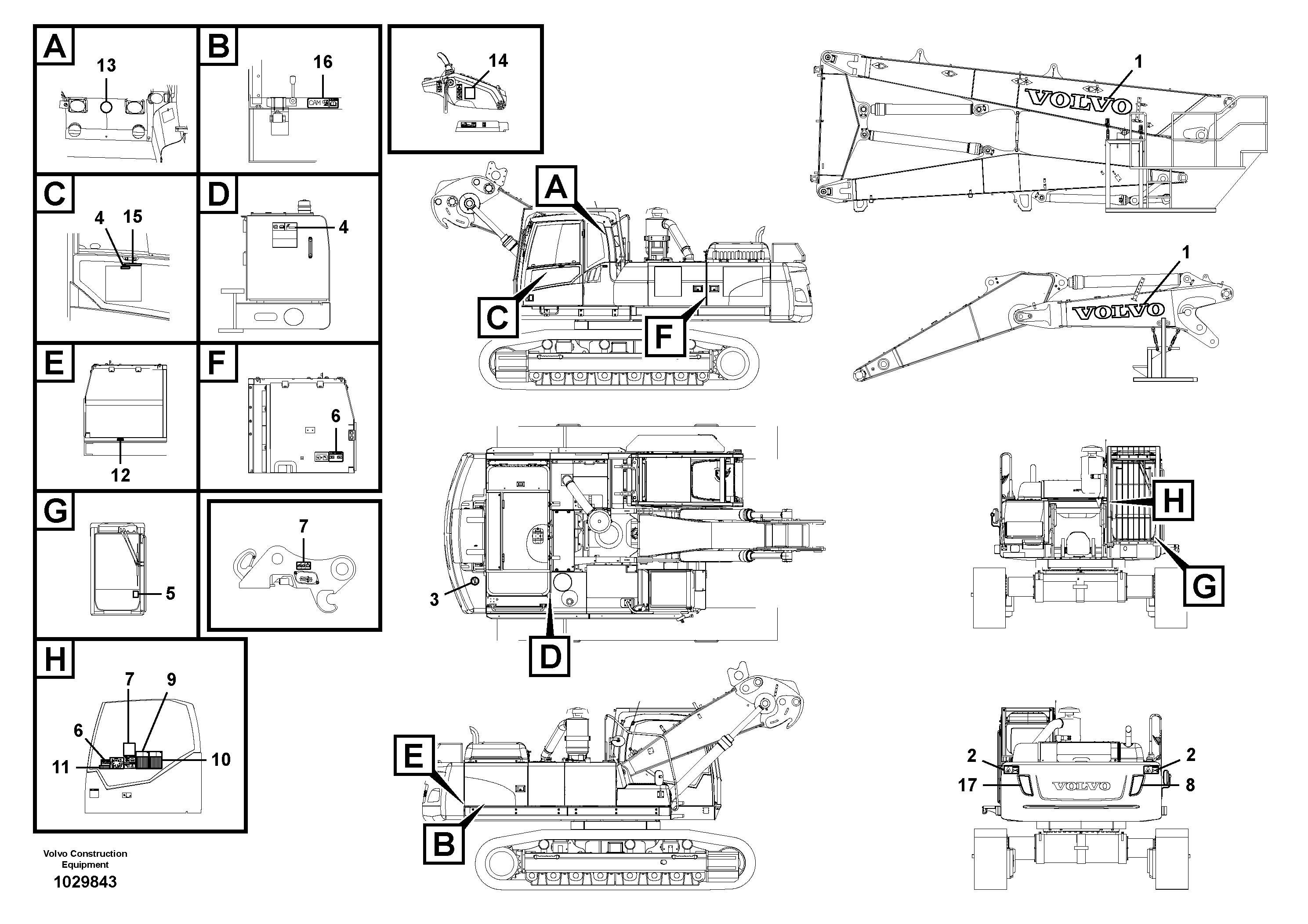 Cylinder Block VOE14615976 VOLVO