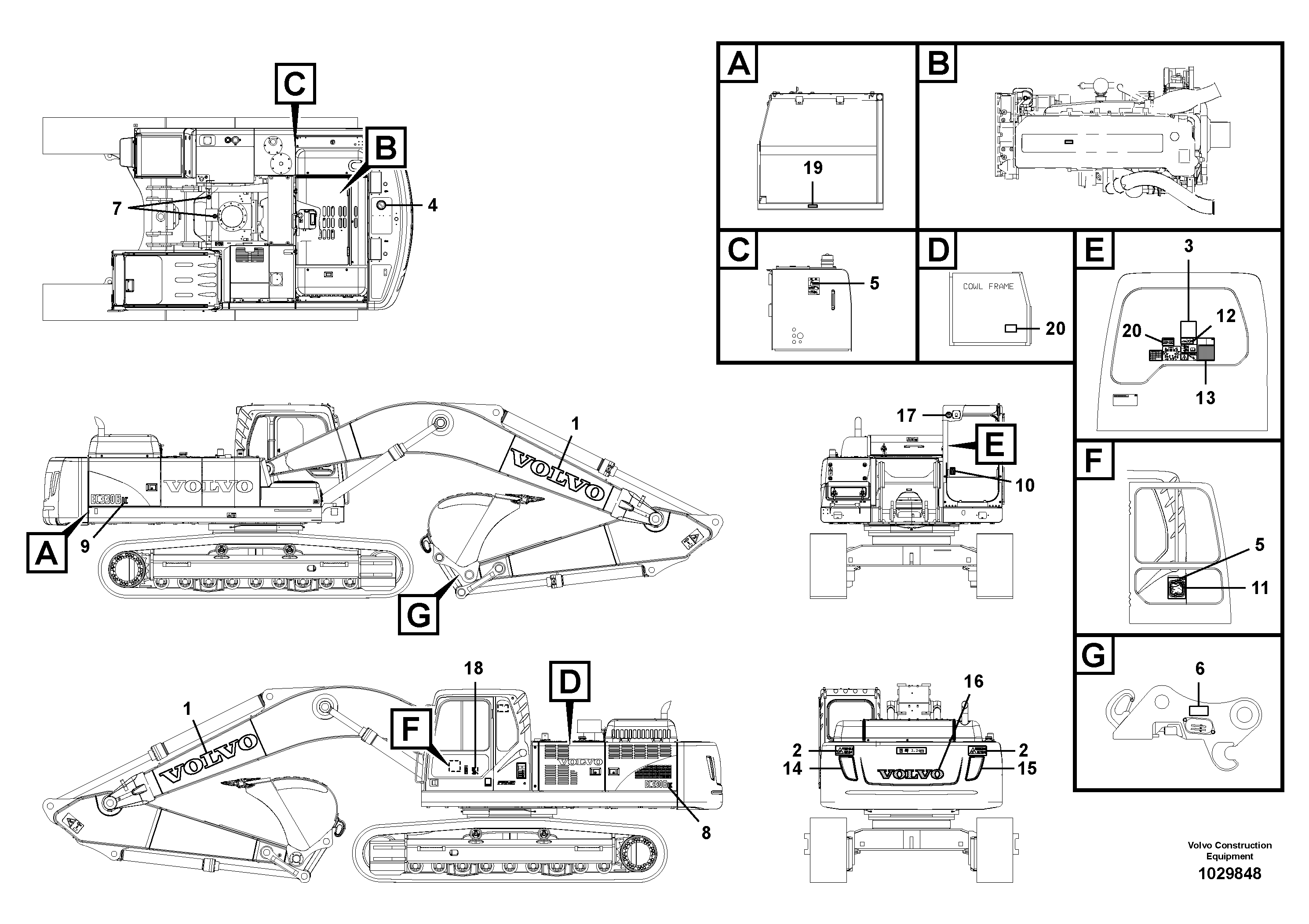 Cylinder Block VOE14543622 VOLVO