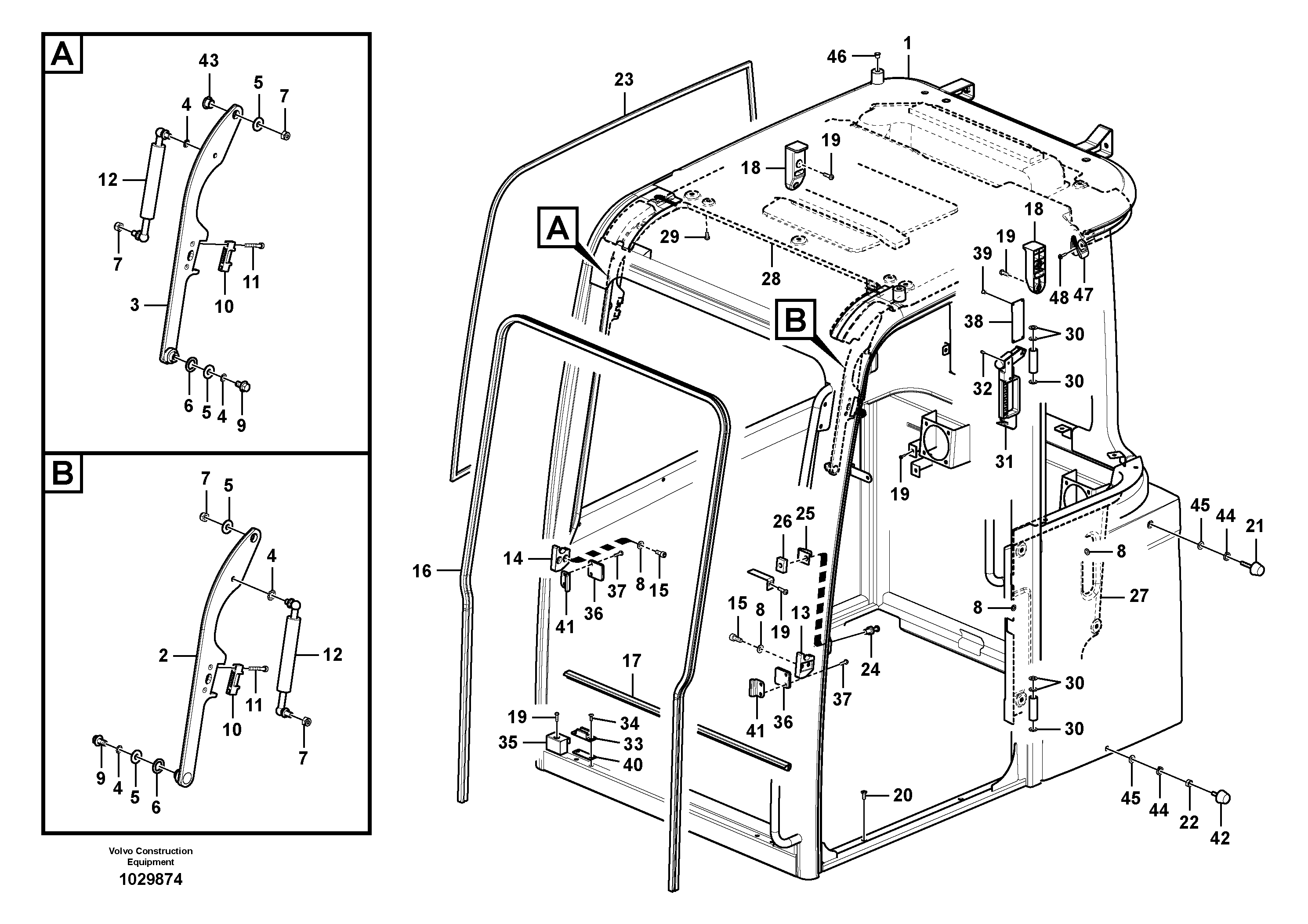 Cros recessed VOE60113794 VOLVO