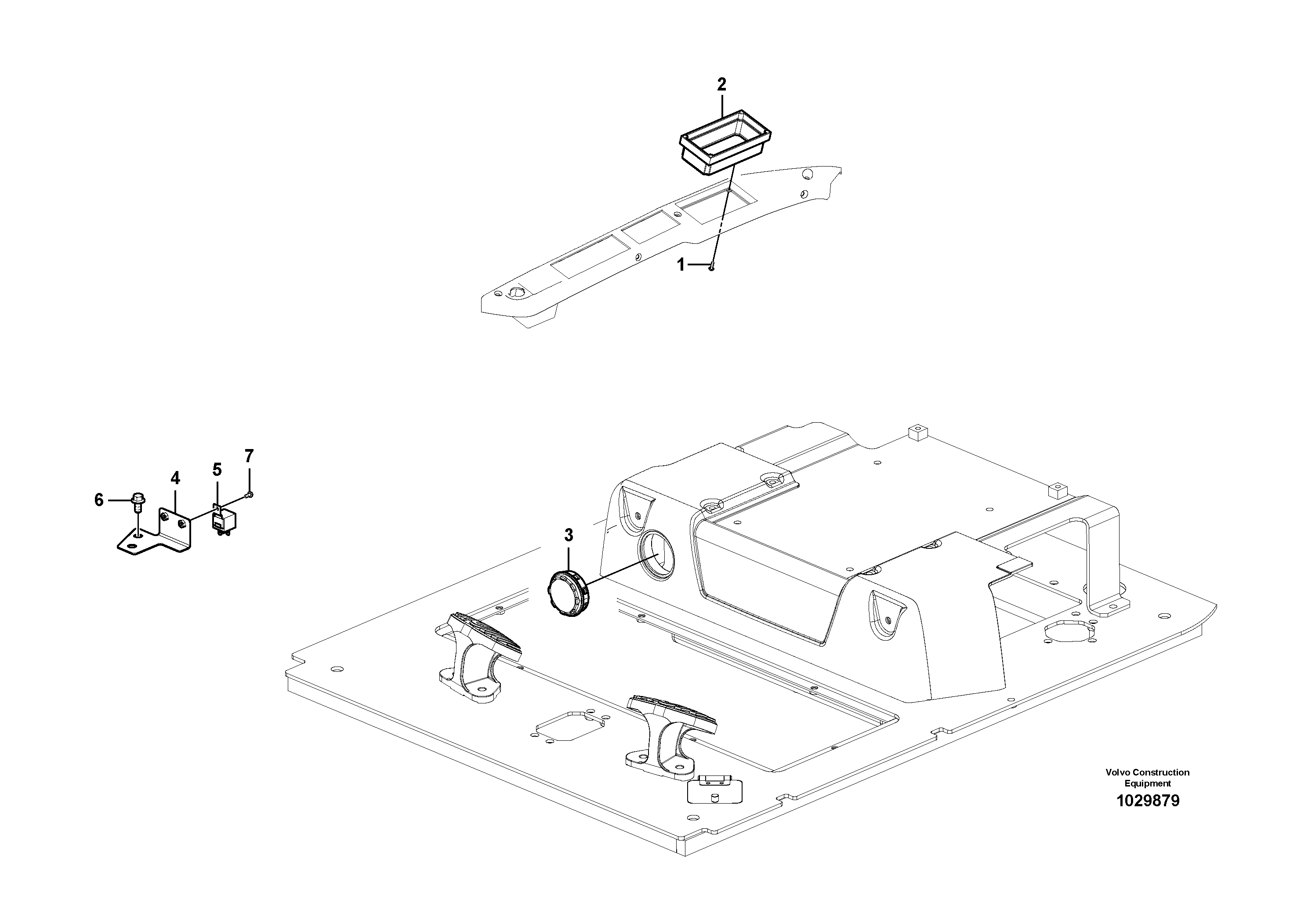 Seat frame VOE14604101 VOLVO