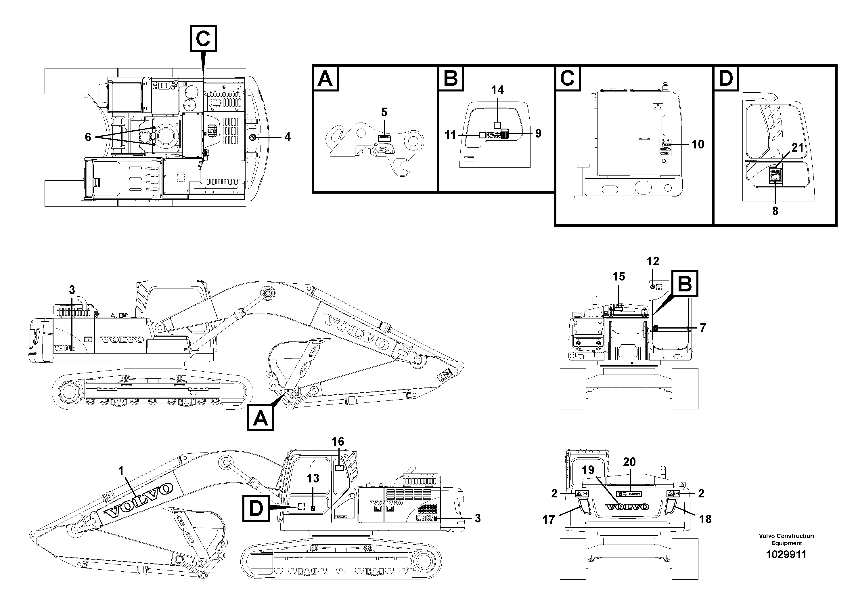 Decal RM/VOE14513253 VOLVO