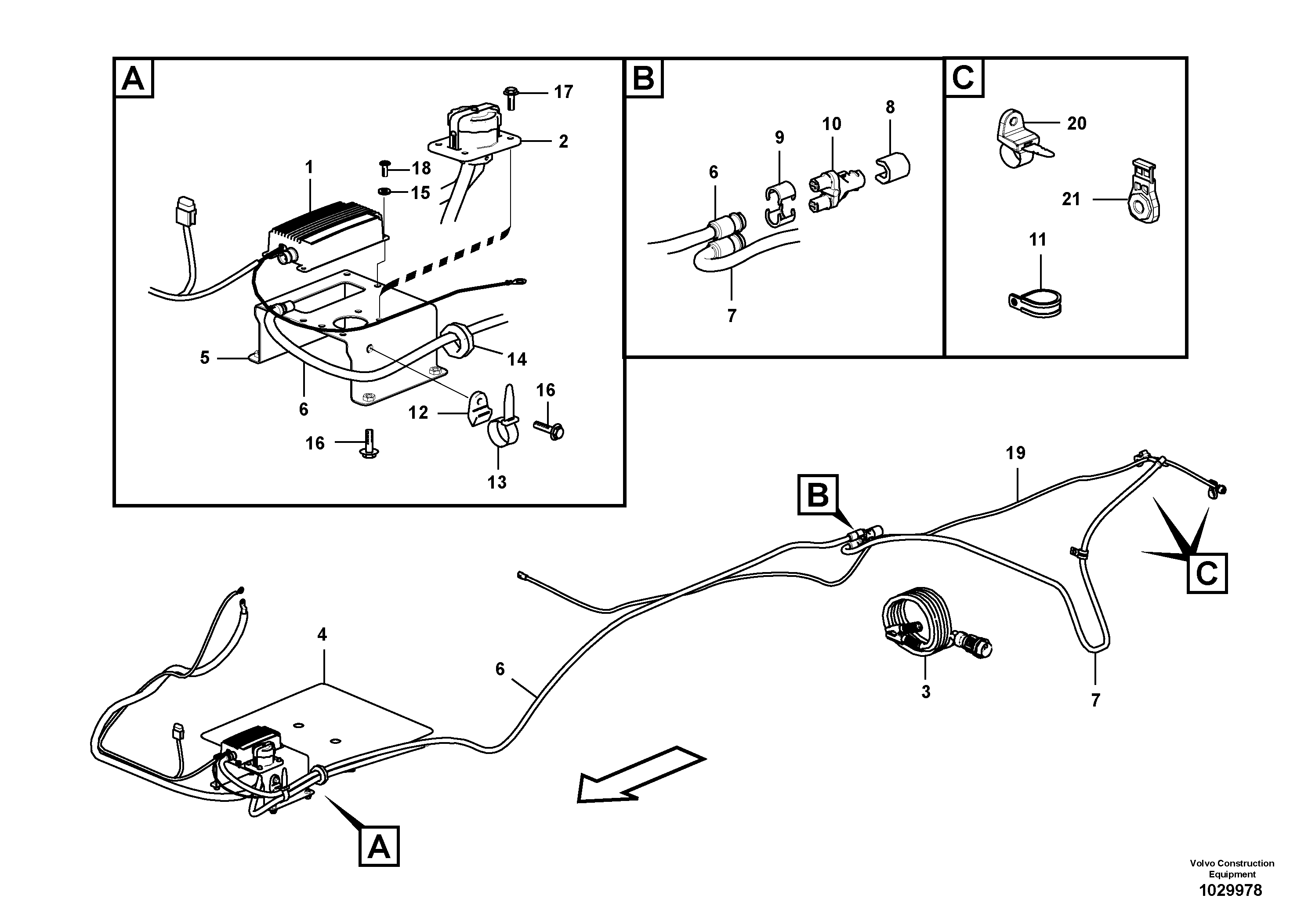 Hydr Outlet VOE20519313 VOLVO