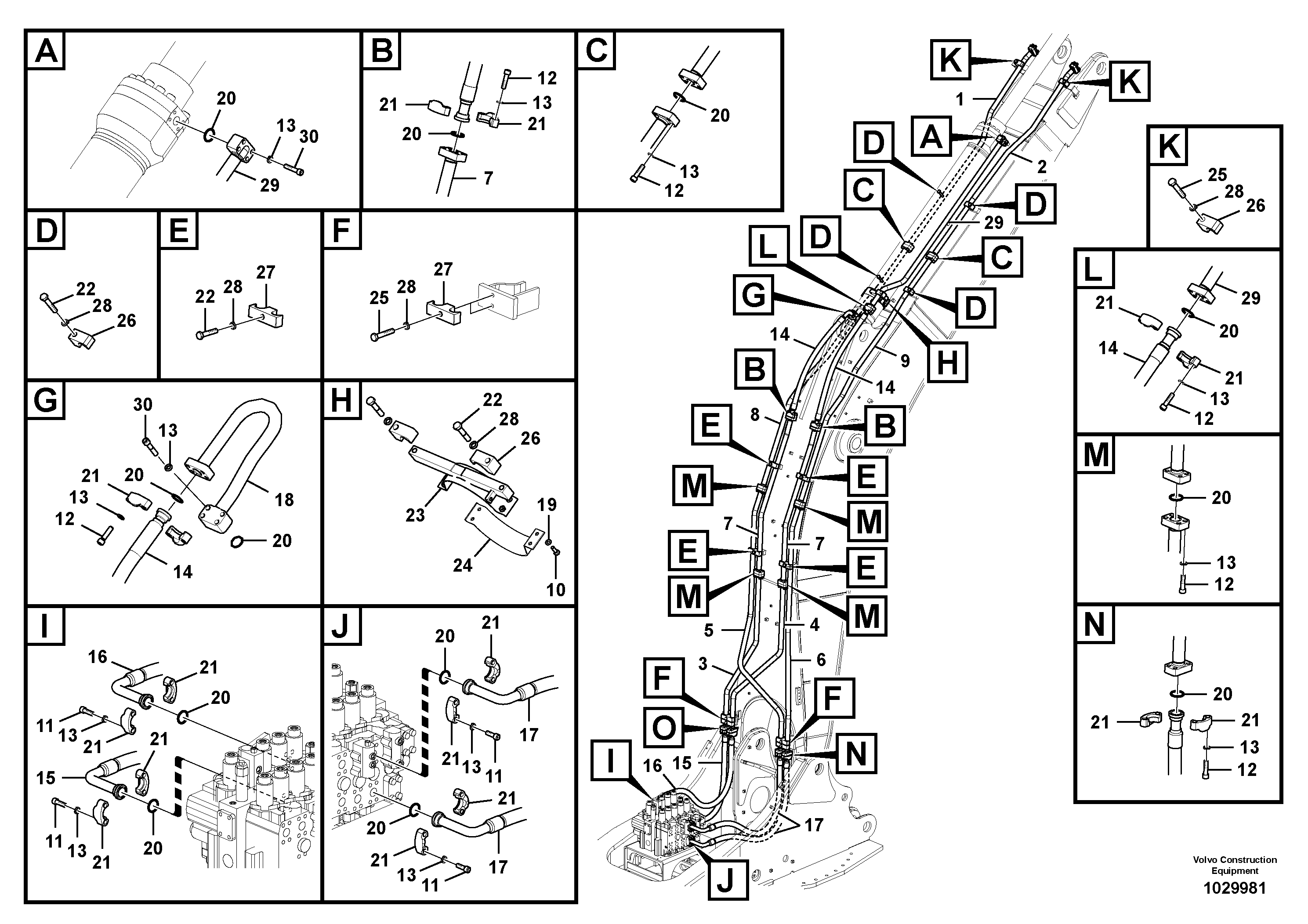 Mounting rail VOE997466 VOLVO
