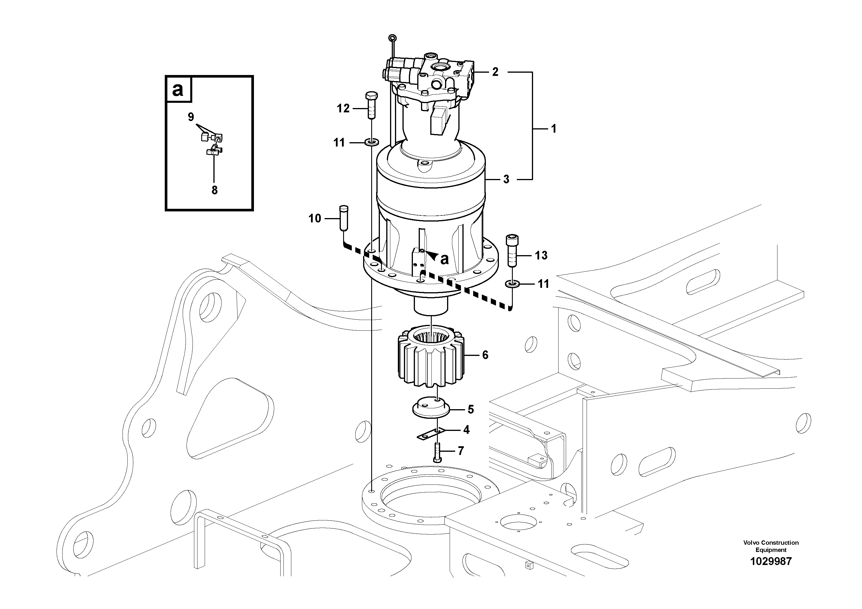 Swing Motor VOE14624480 VOLVO