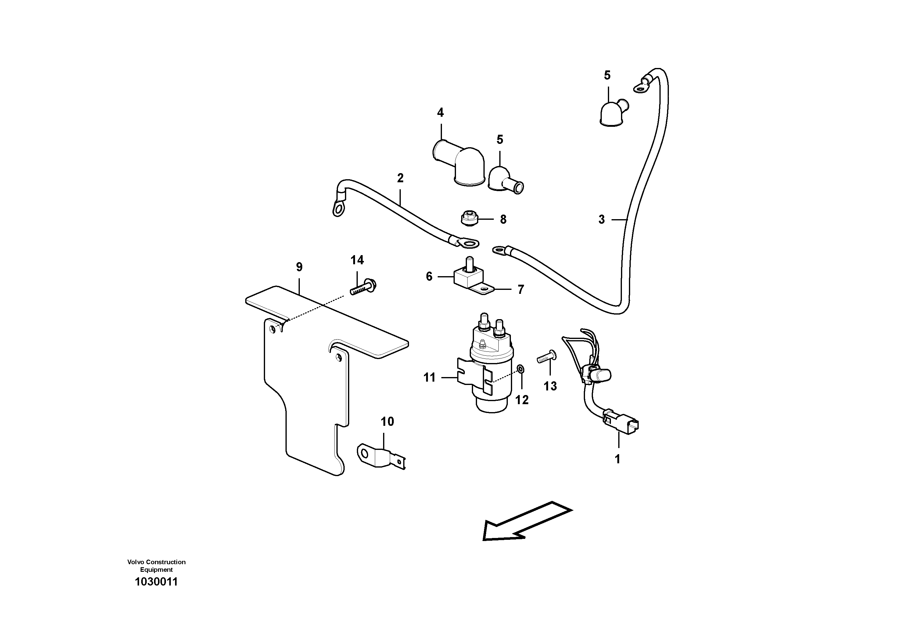 Radio Support VOE14648592 VOLVO