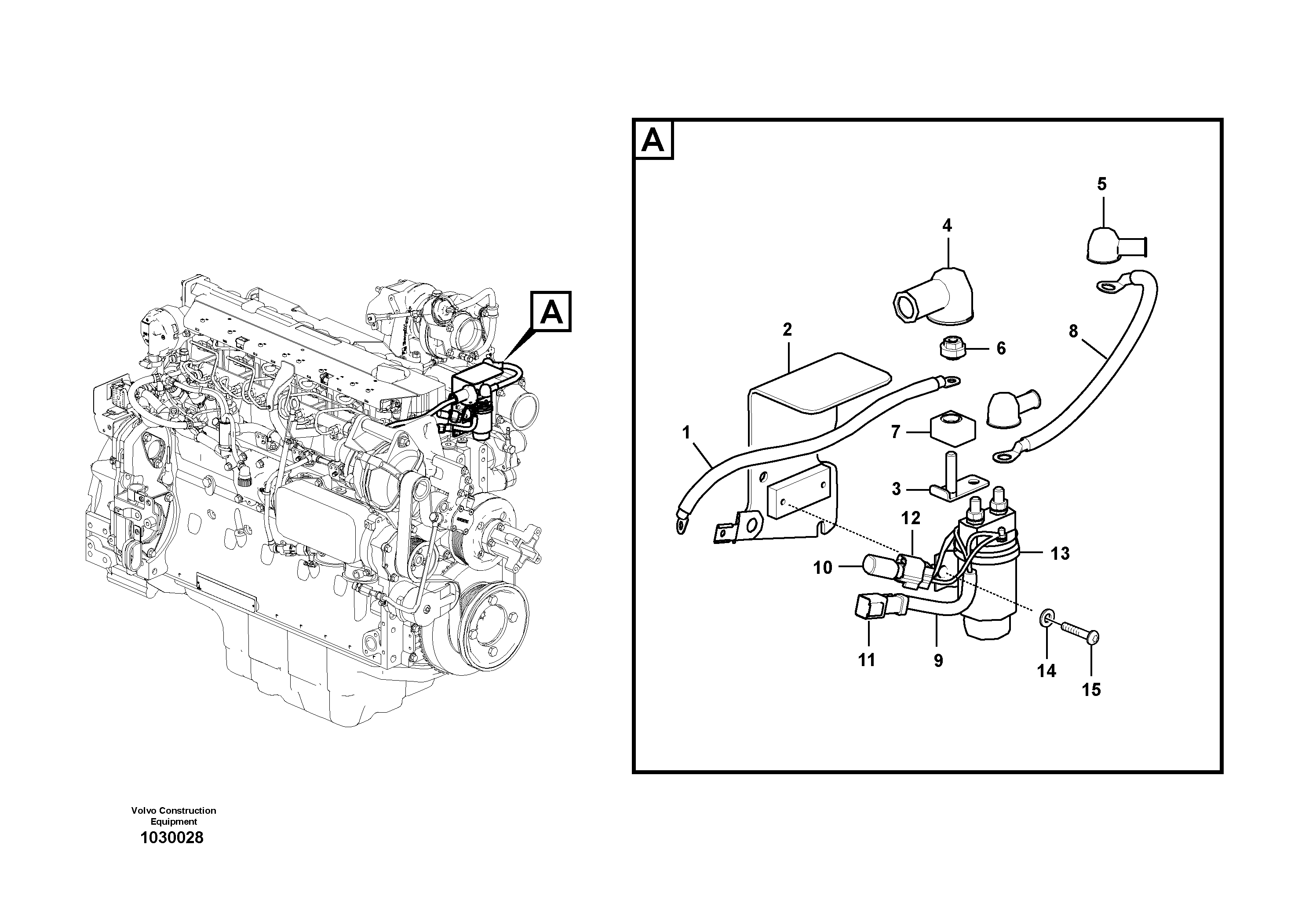 Seat frame VOE14636174 VOLVO