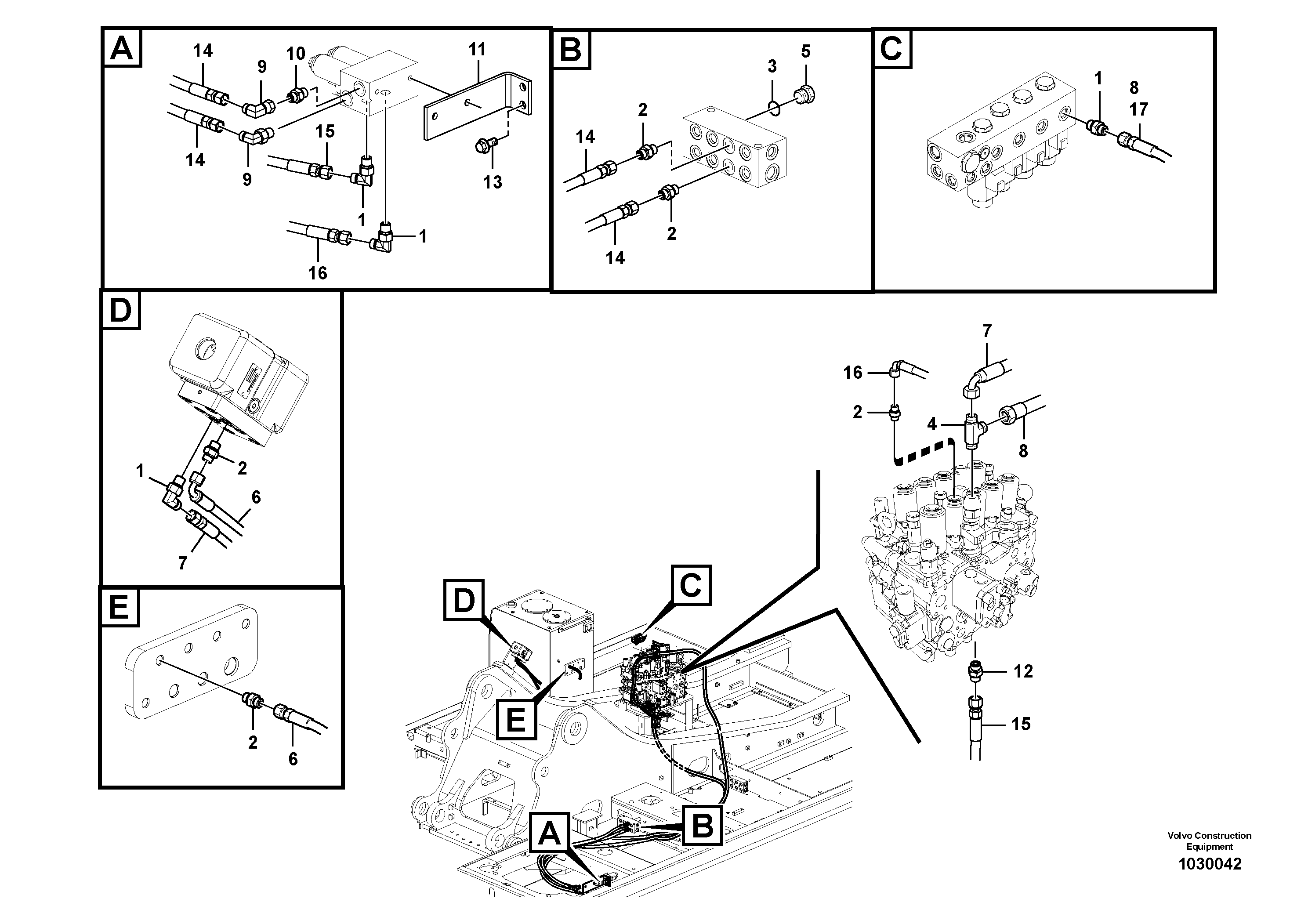 Seat frame VOE14597286 VOLVO