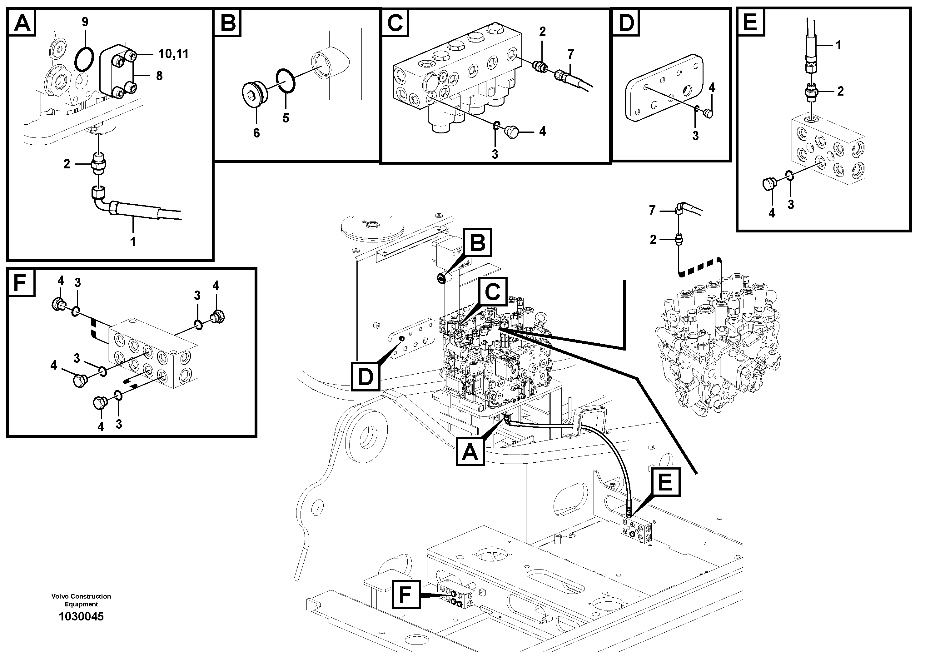 Timing gear casing VOE939900 VOLVO
