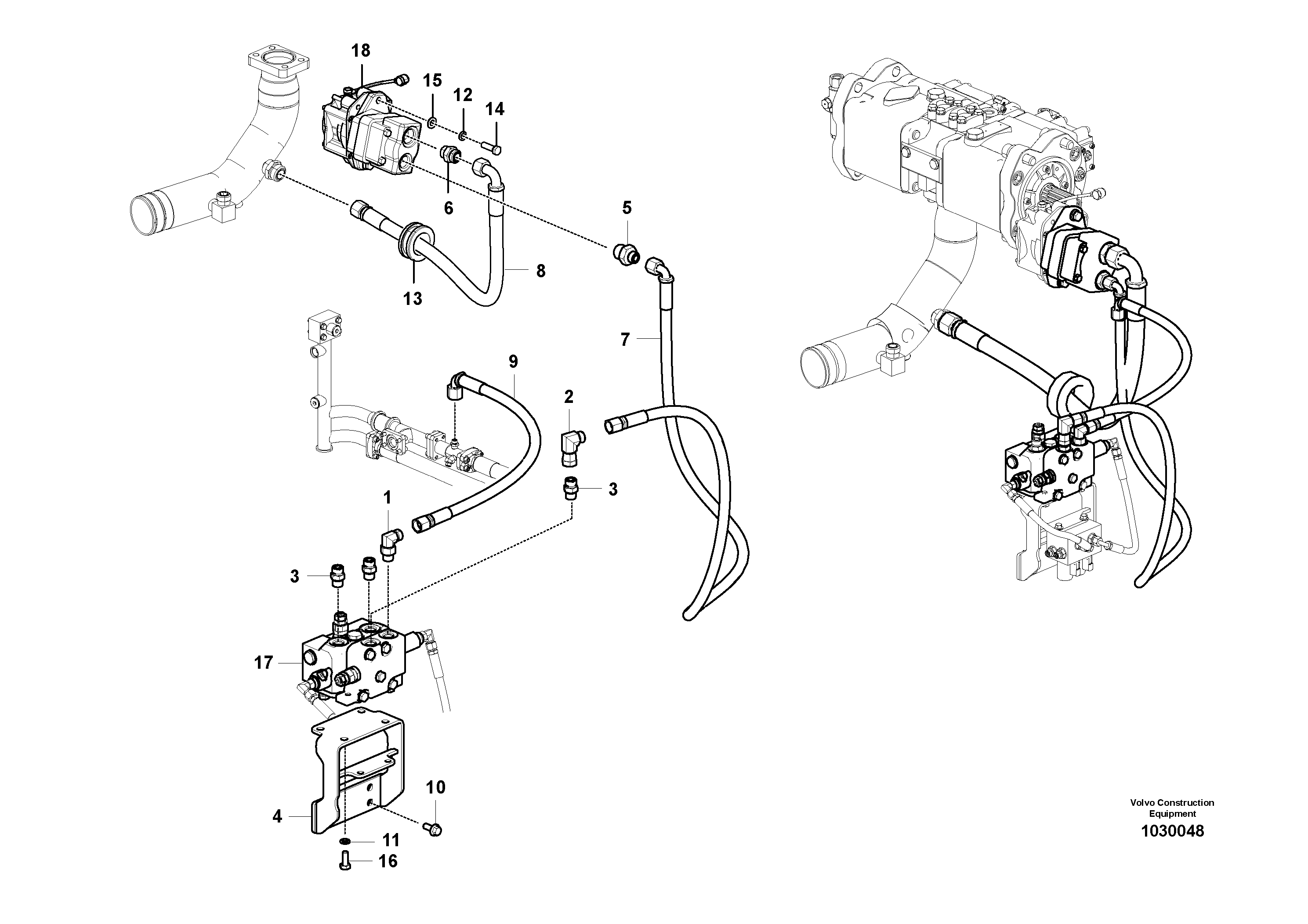Timing gear casing VOE15084455 VOLVO