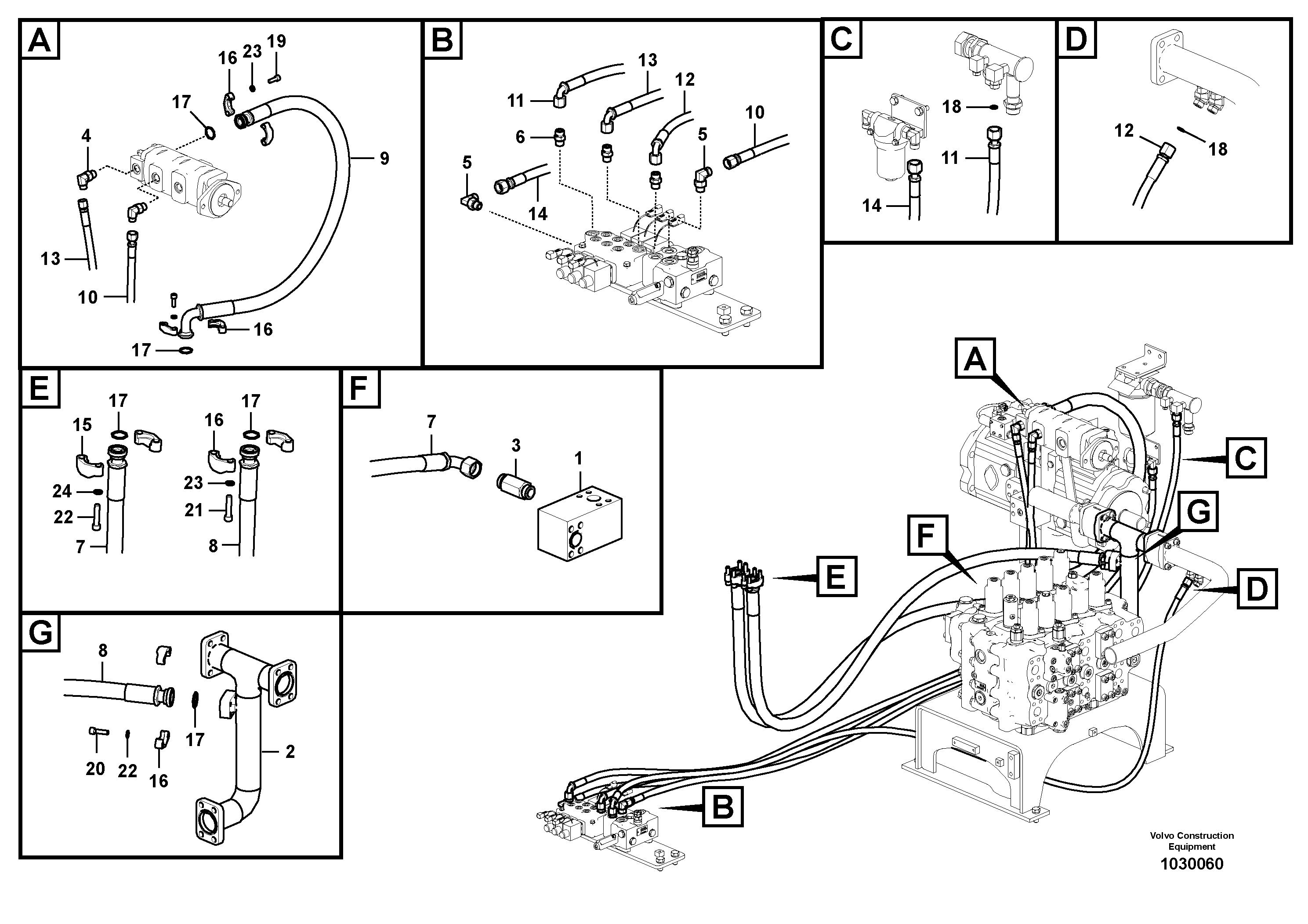 Timing gear casing VOE937182 VOLVO