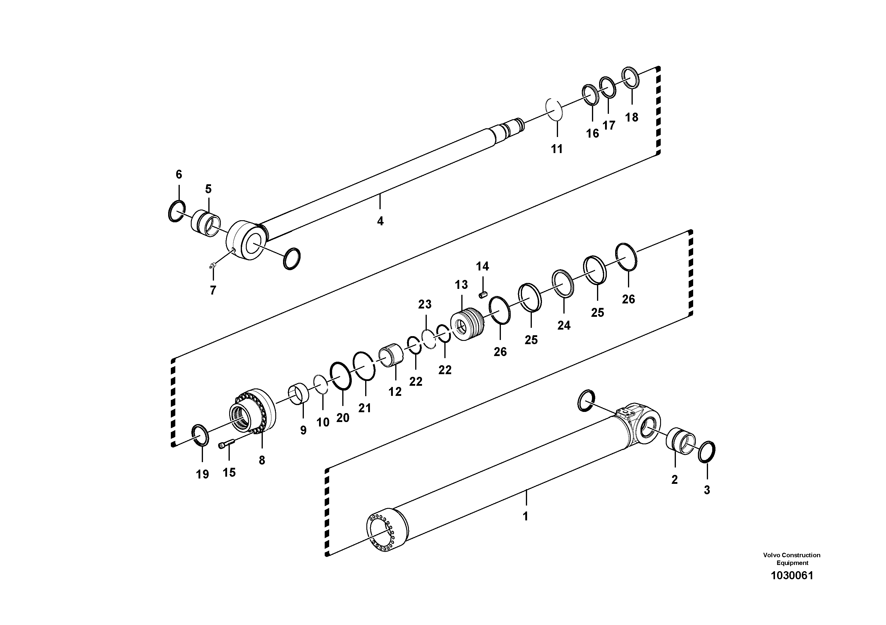 Rubber Clamp VOE14639404 VOLVO