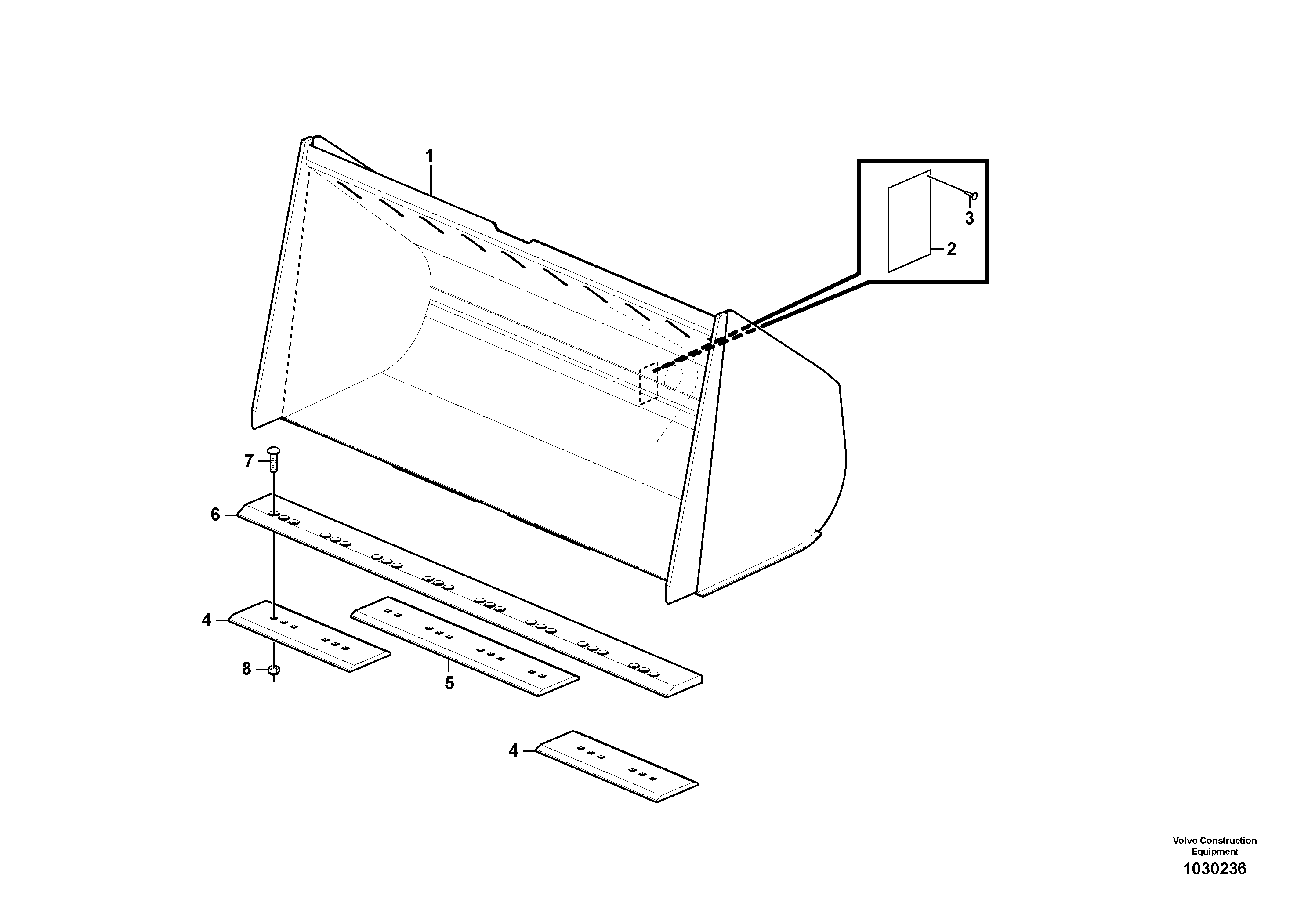 Cutting edge VOE11045477 VOLVO