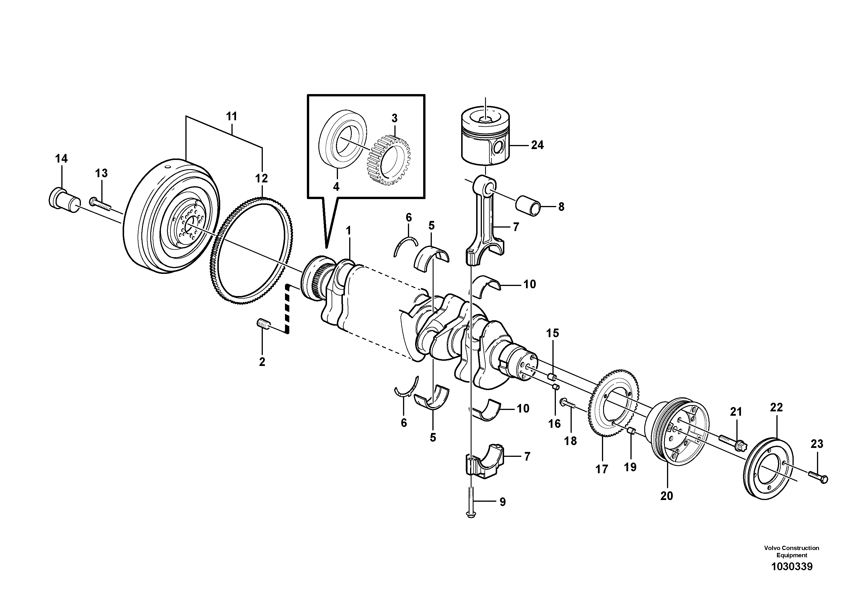 Cable,generator - VOE22361189 VOLVO