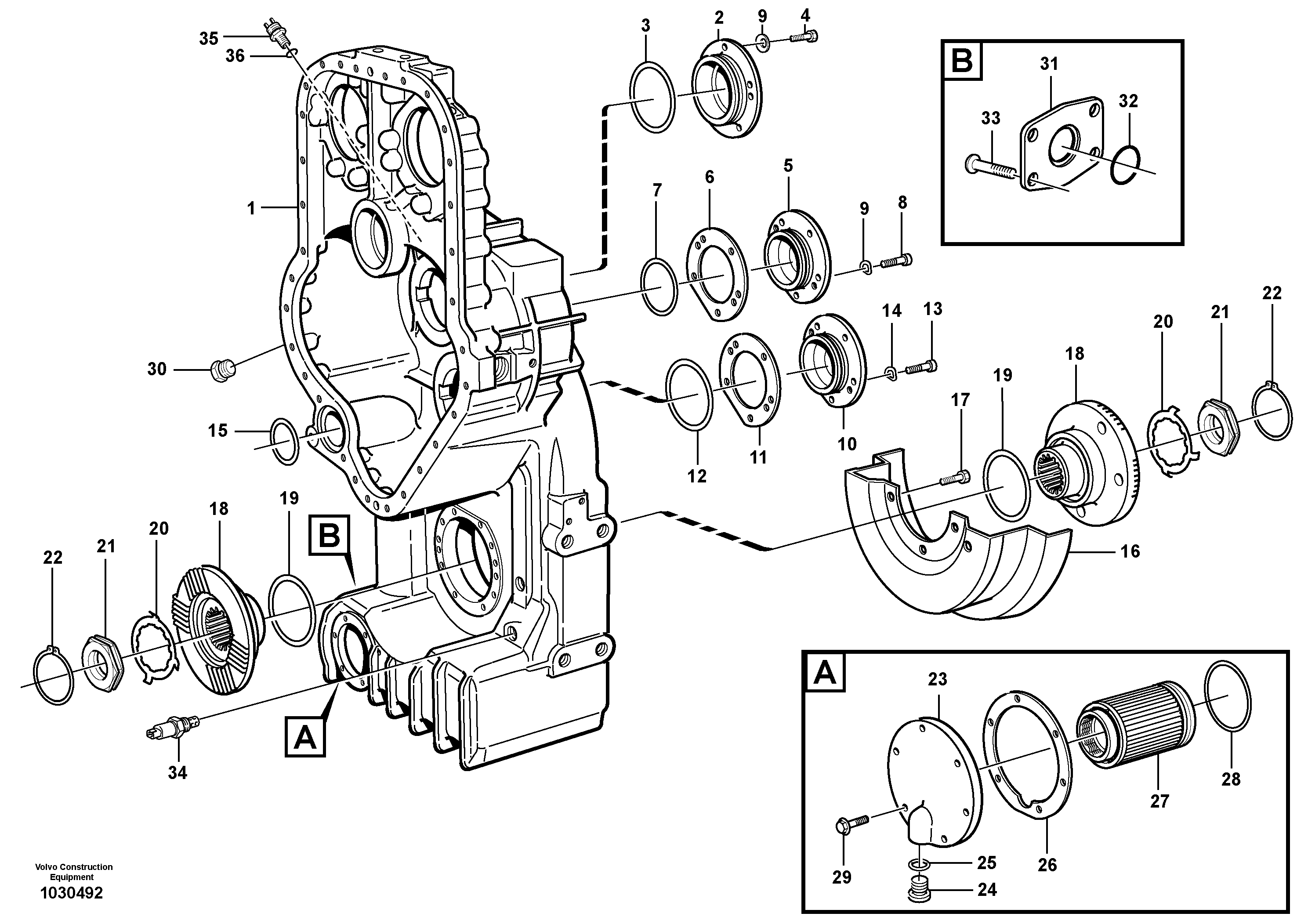 Draining Frame VOE17203131 VOLVO