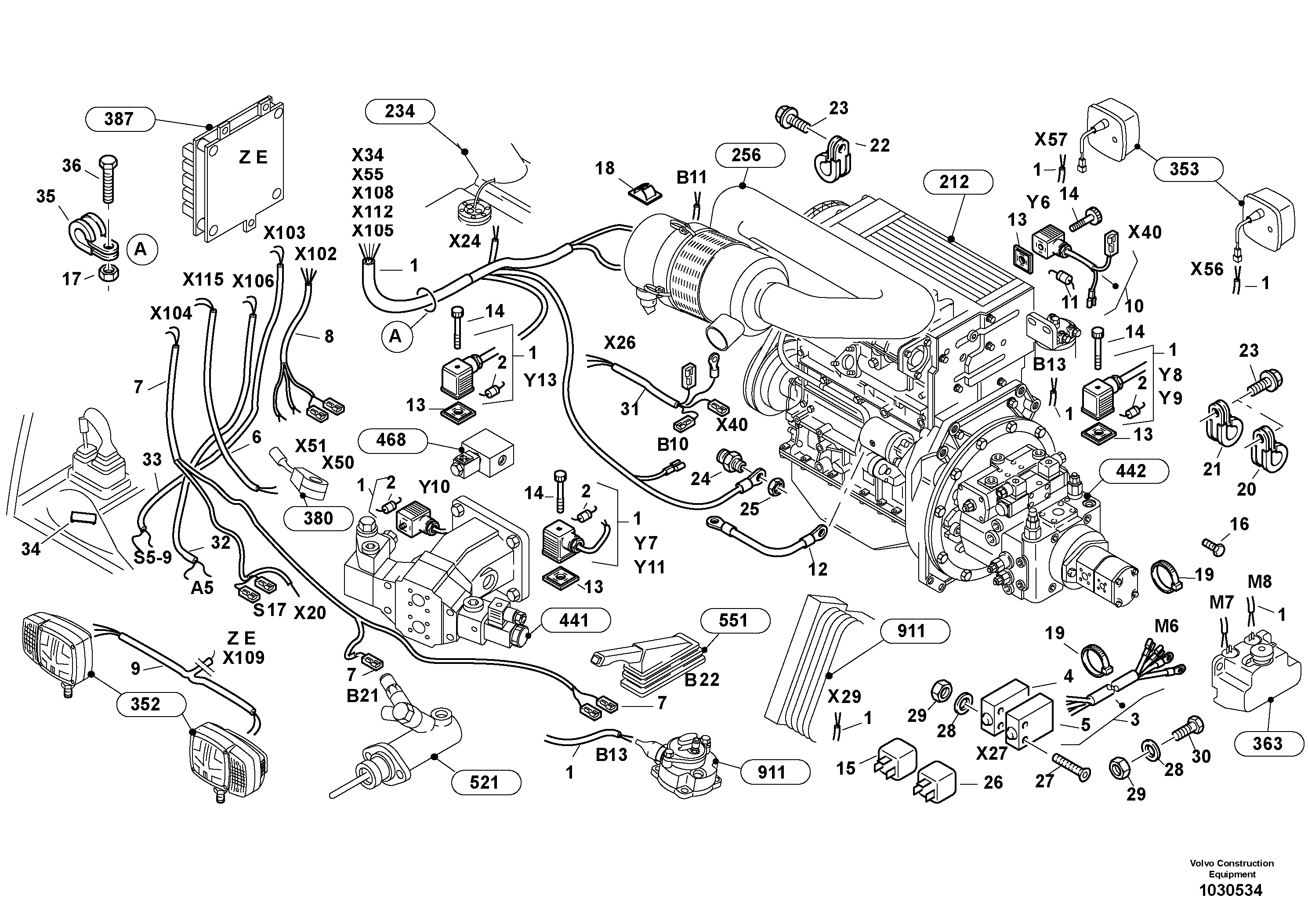 Support Leg VOE11308296 VOLVO