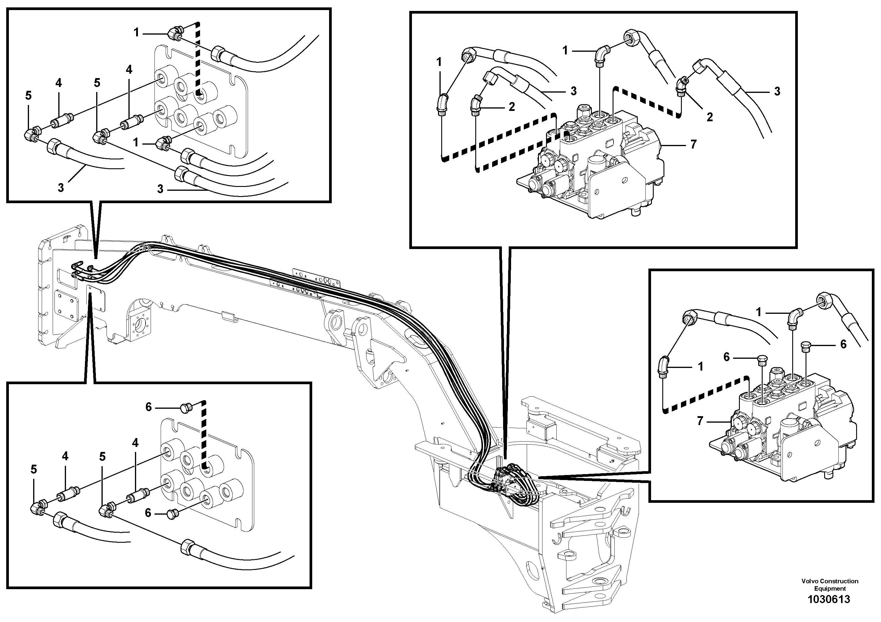 Hose assembly VOE12744578 VOLVO