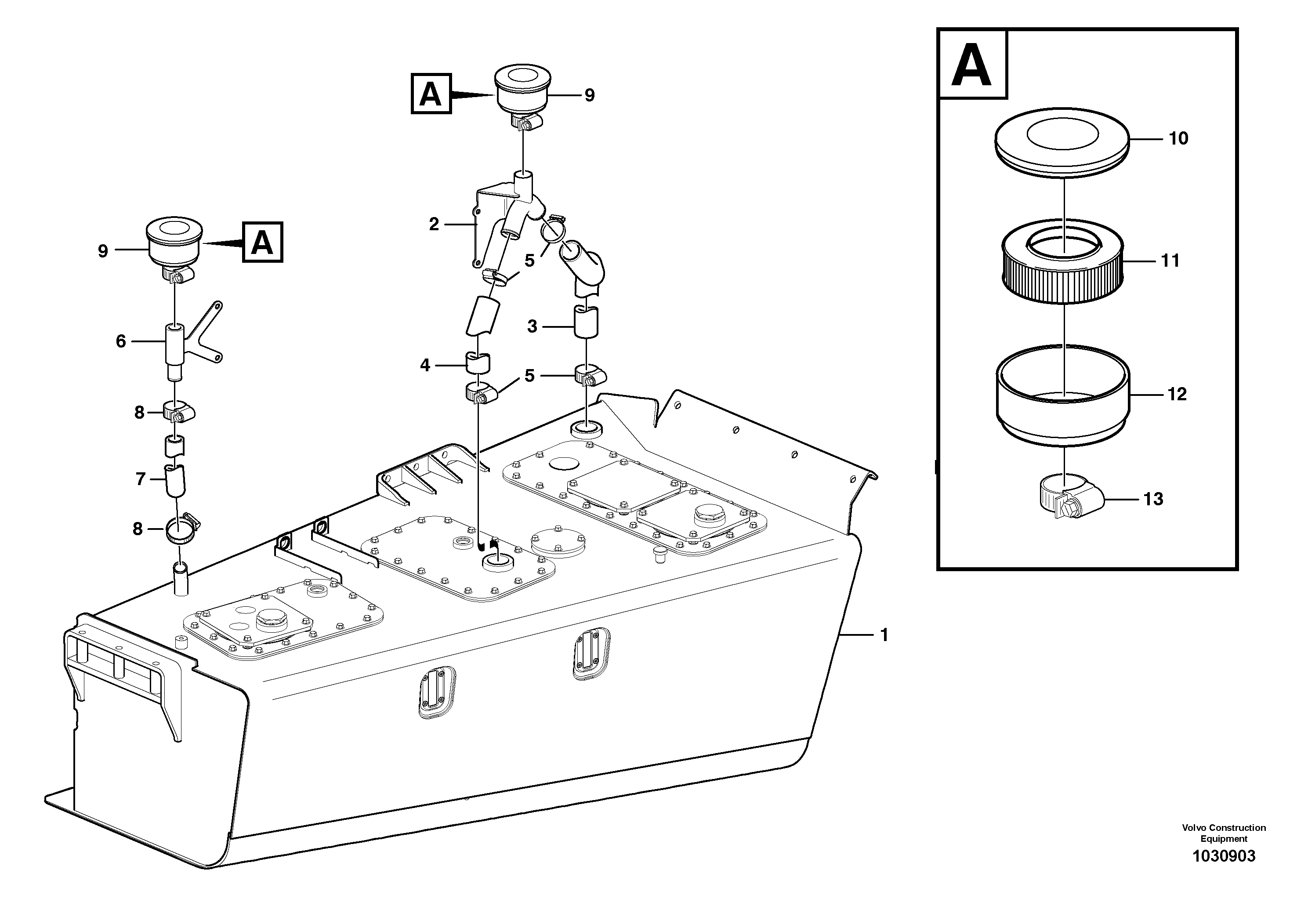 Filler Valve VOE15009586 VOLVO