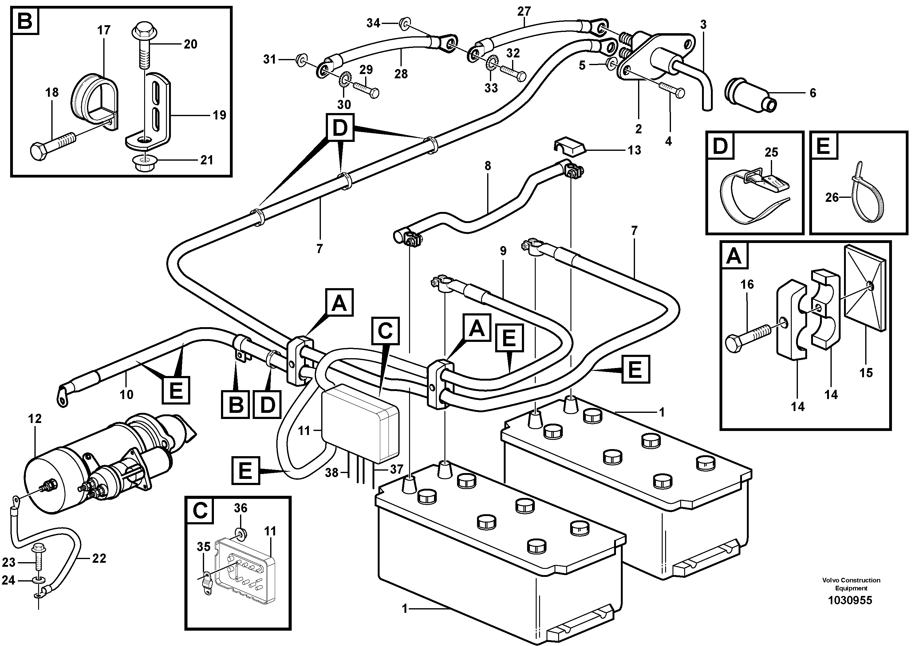Radio Support VOE11195568 VOLVO