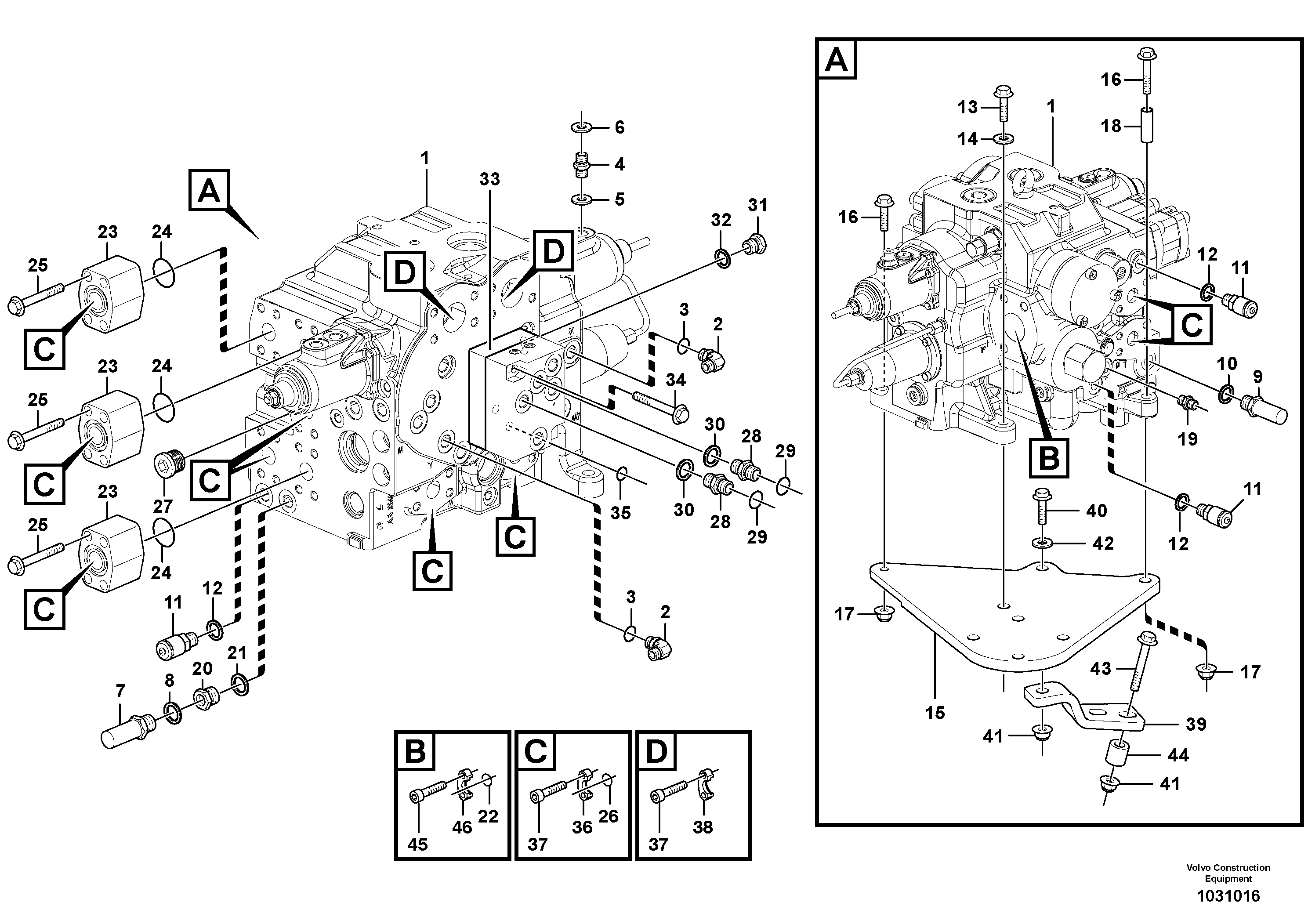 Bracket VOE11194670 VOLVO