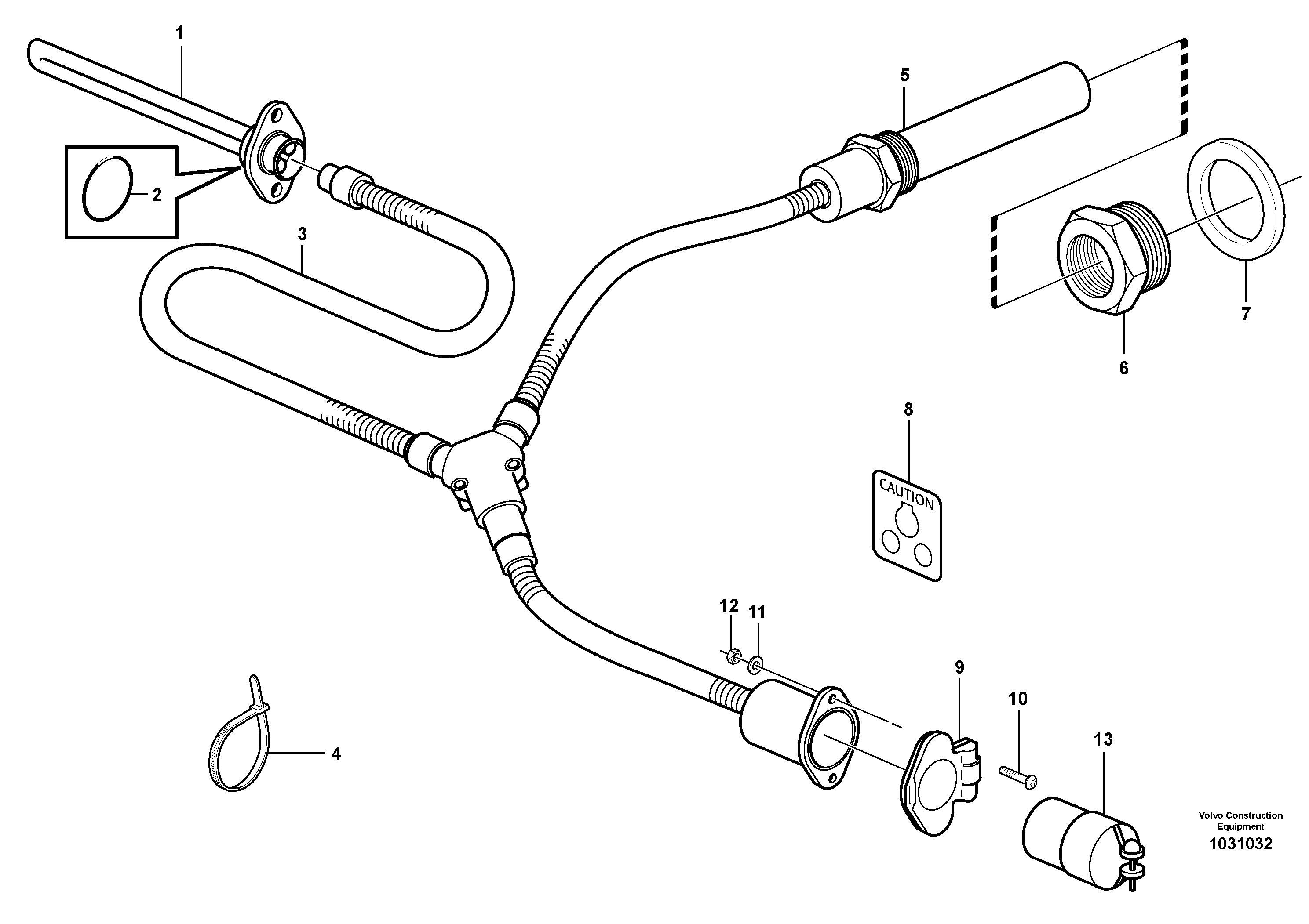 Wire harness VOE11078321 VOLVO