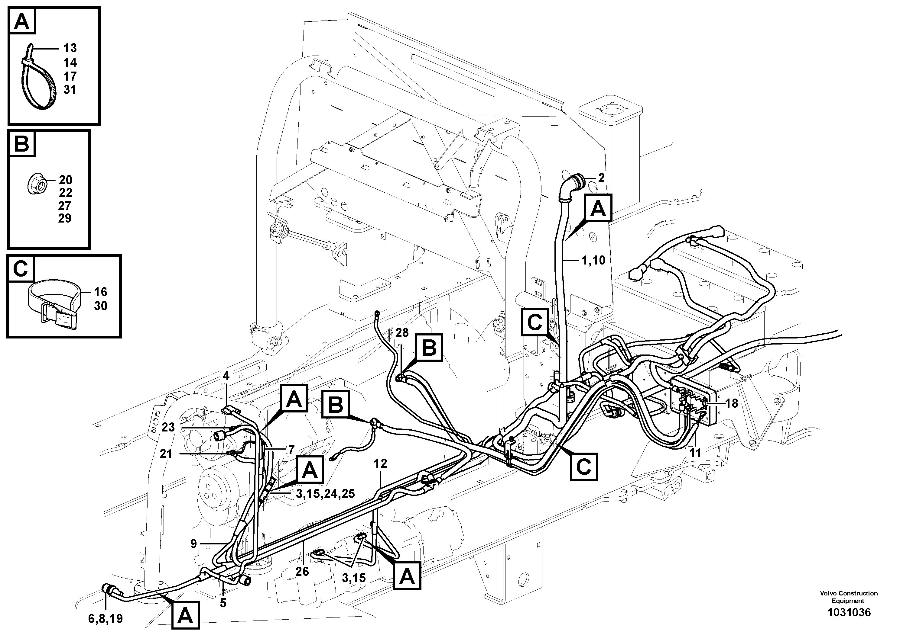 Support Leg VOE15056536 VOLVO