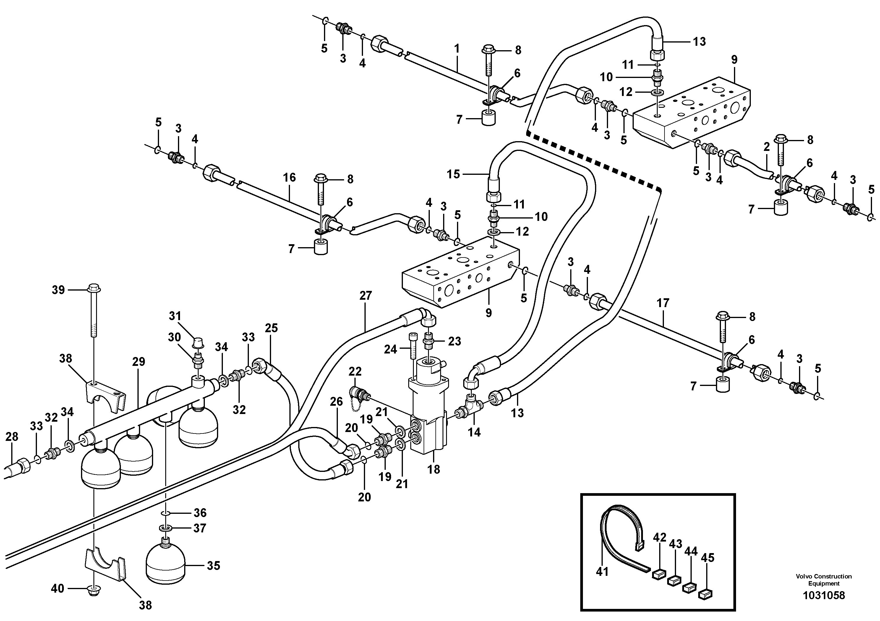 Timing gear casing VOE936729 VOLVO