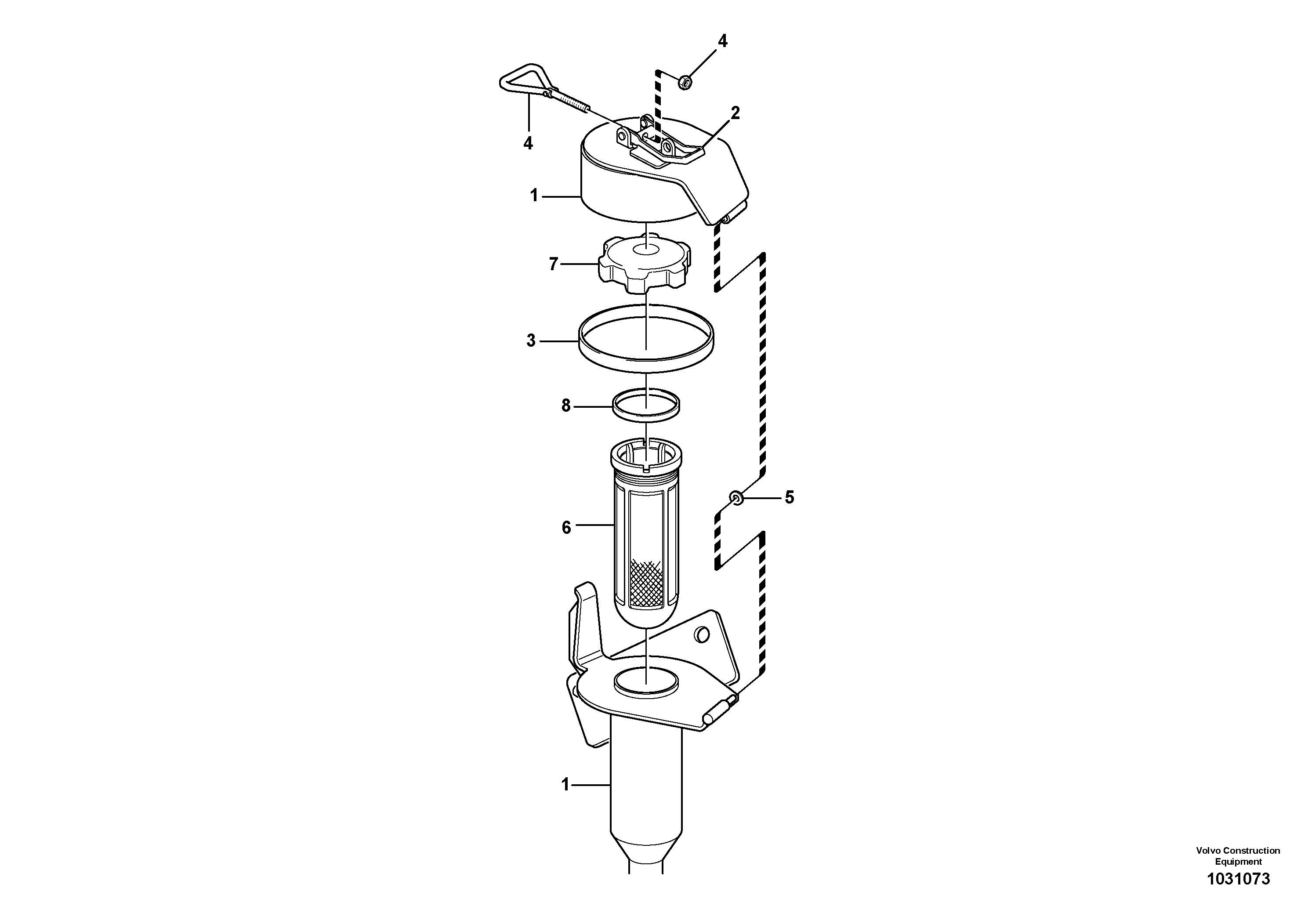 Test Hose VOE11154181 VOLVO
