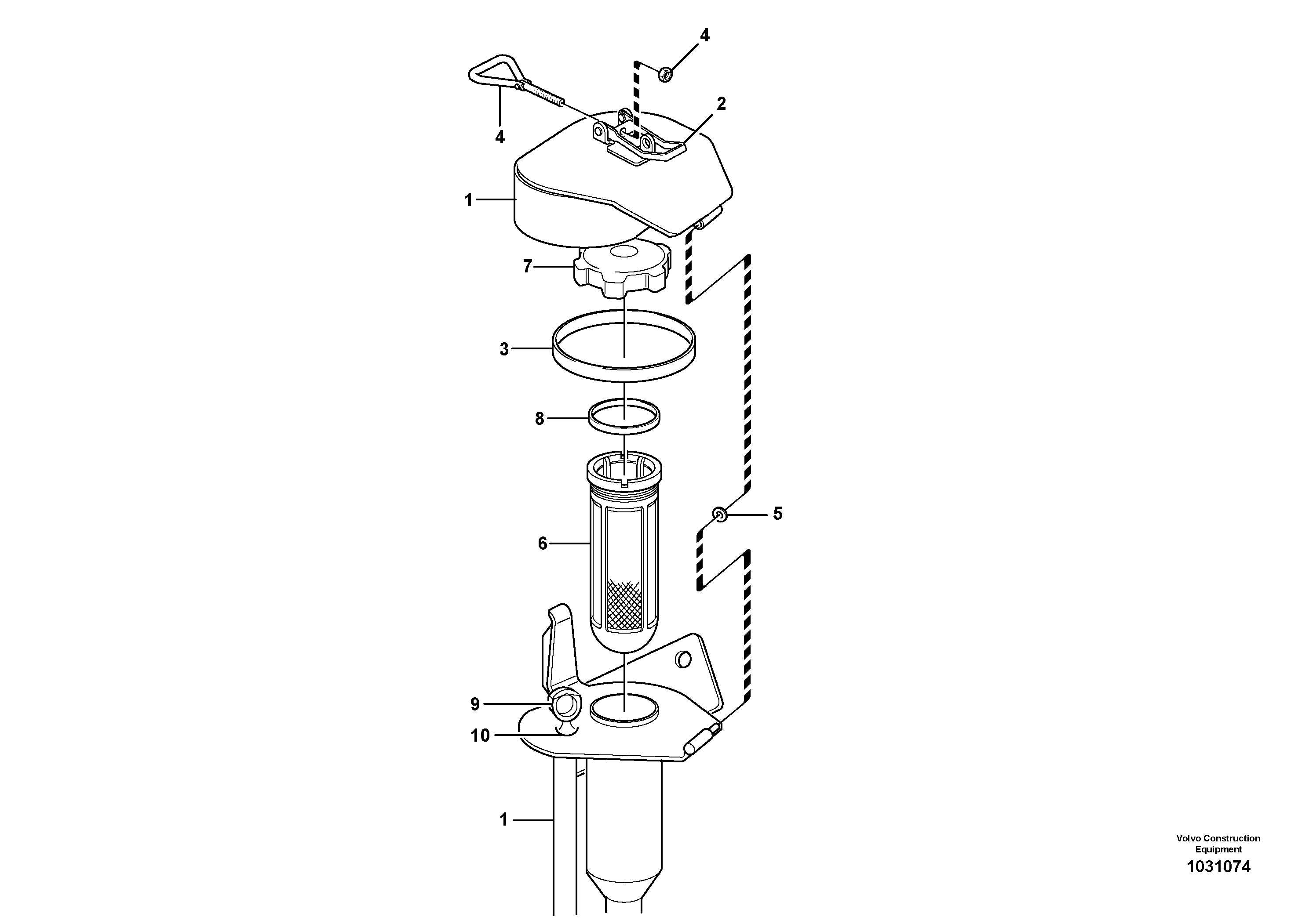 Test Hose VOE11180275 VOLVO