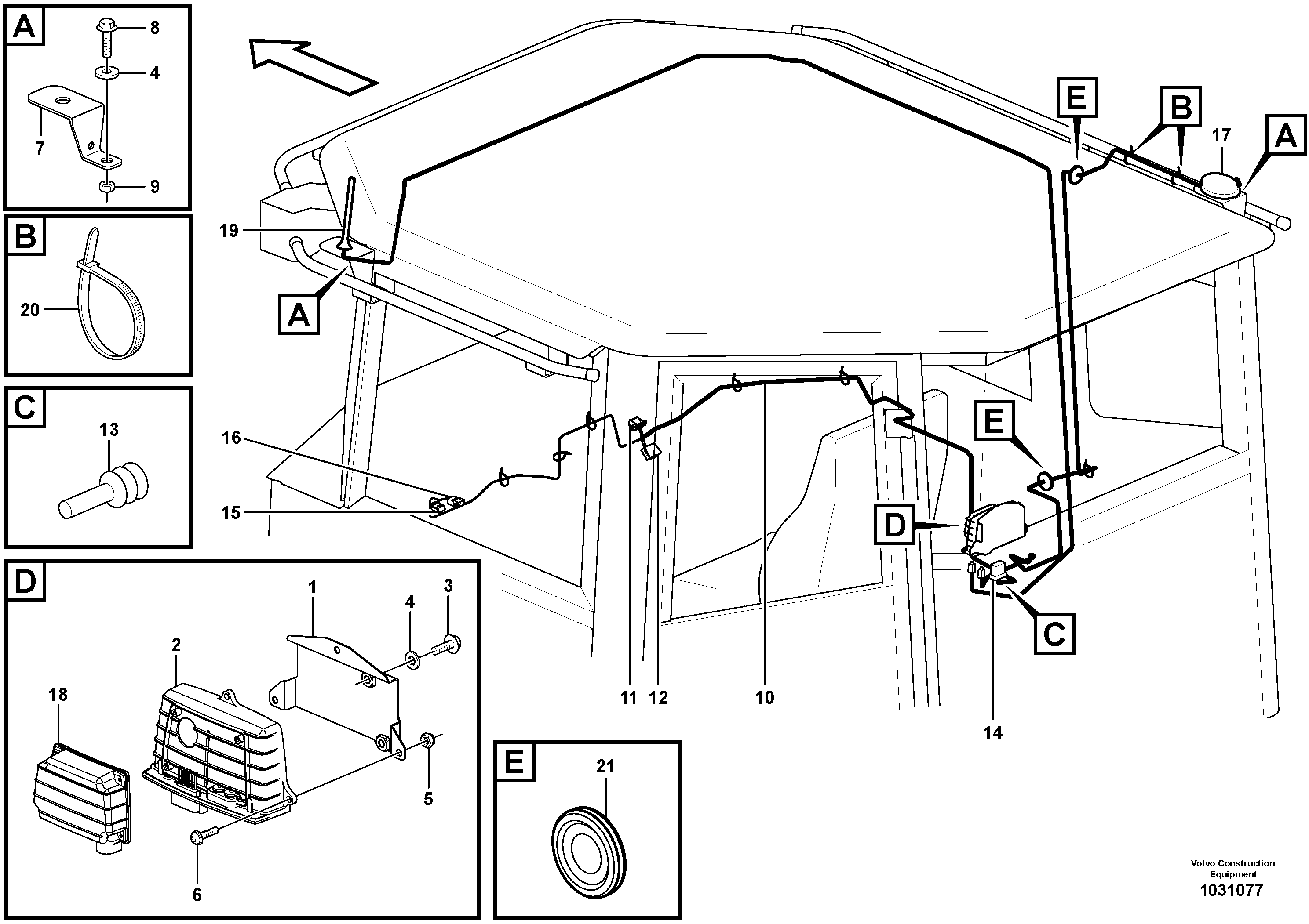 Air Vent Pipe VOE11429264 VOLVO