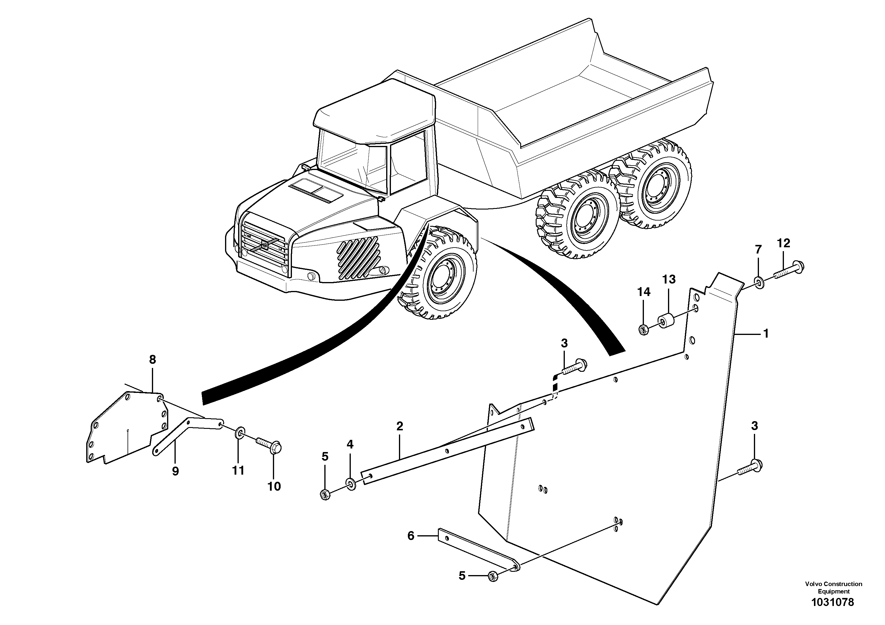Flapcover VOE11196143 VOLVO