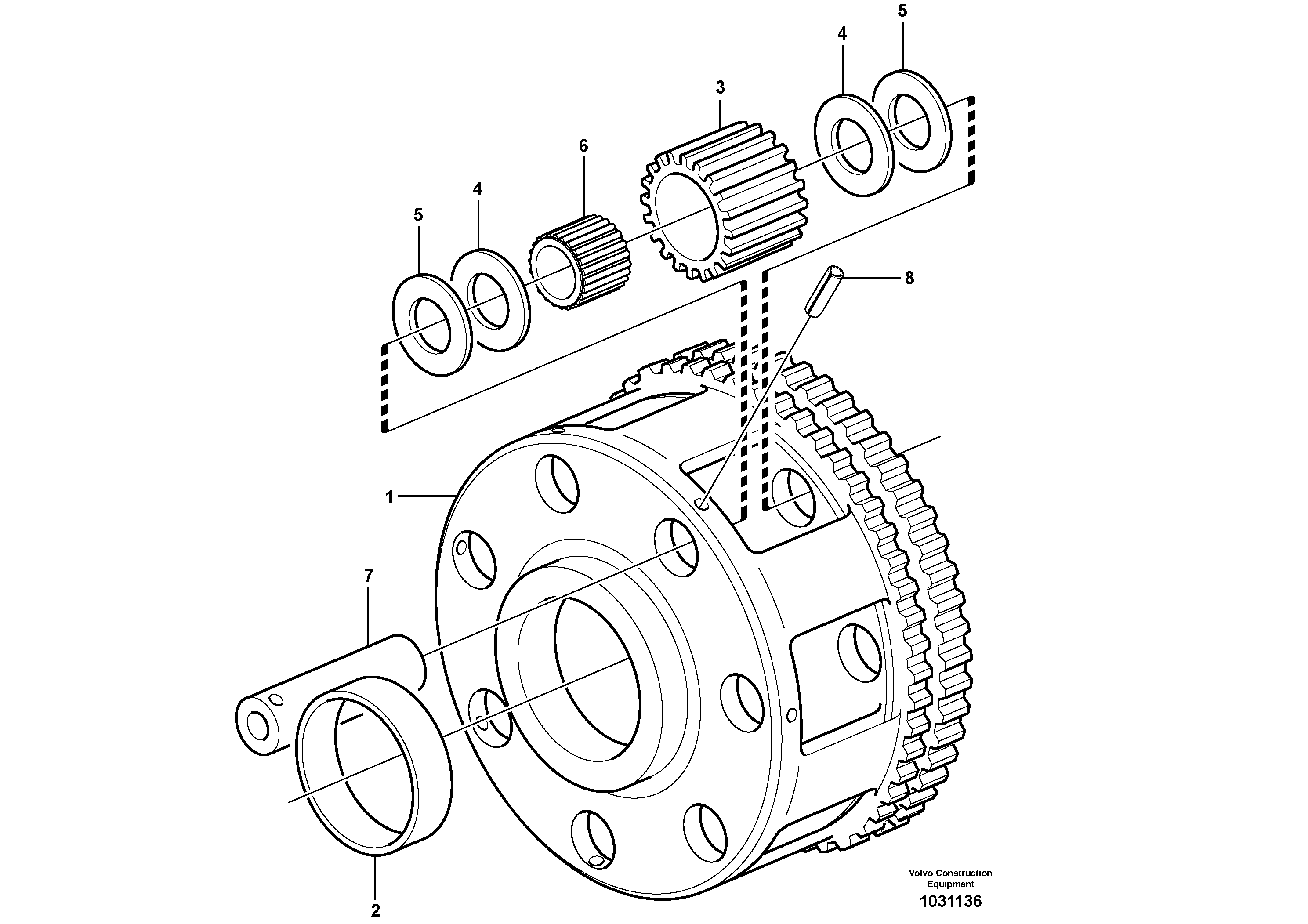 Planet Carrier VOE15041108 VOLVO