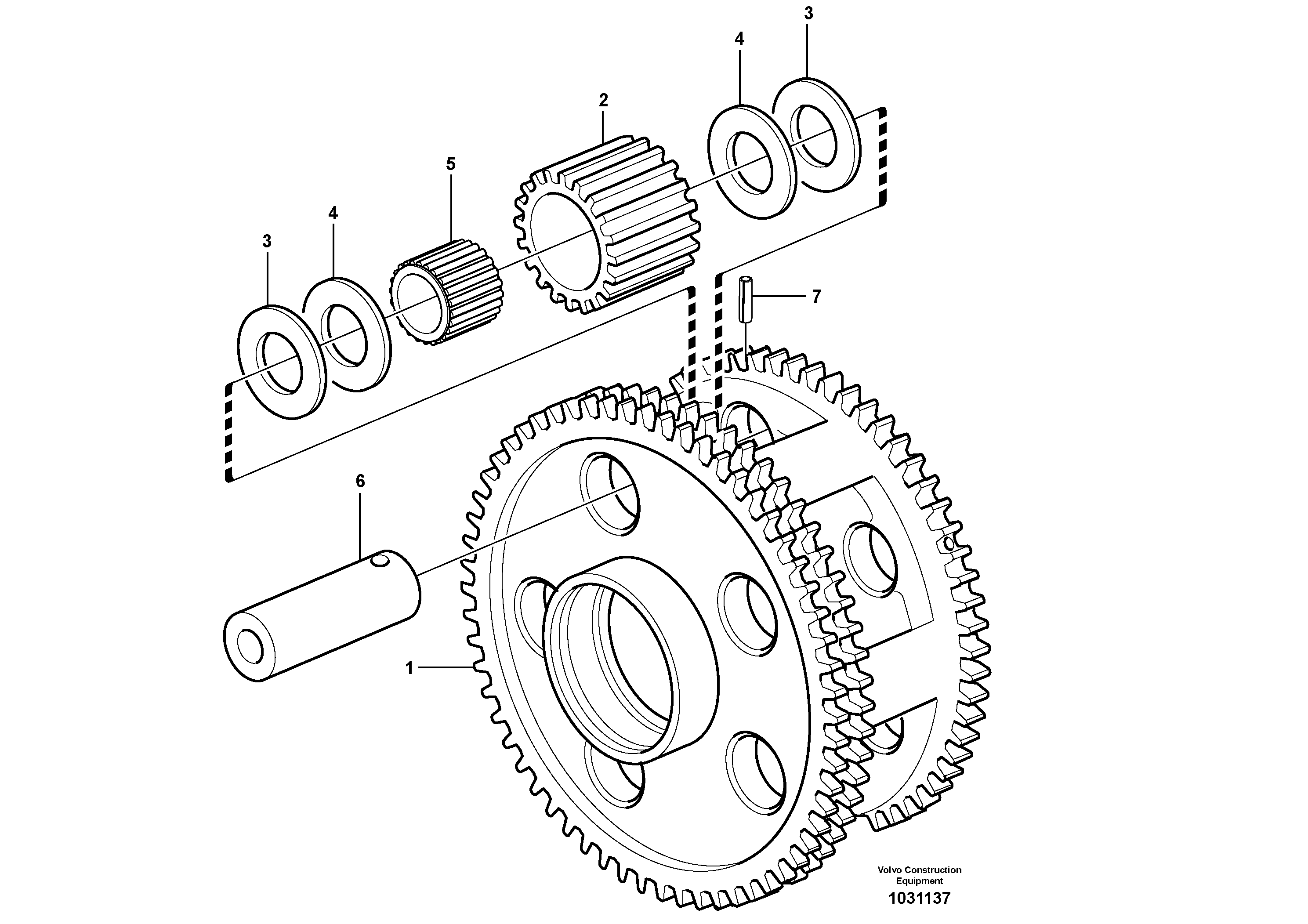 Planet Carrier VOE15040977 VOLVO