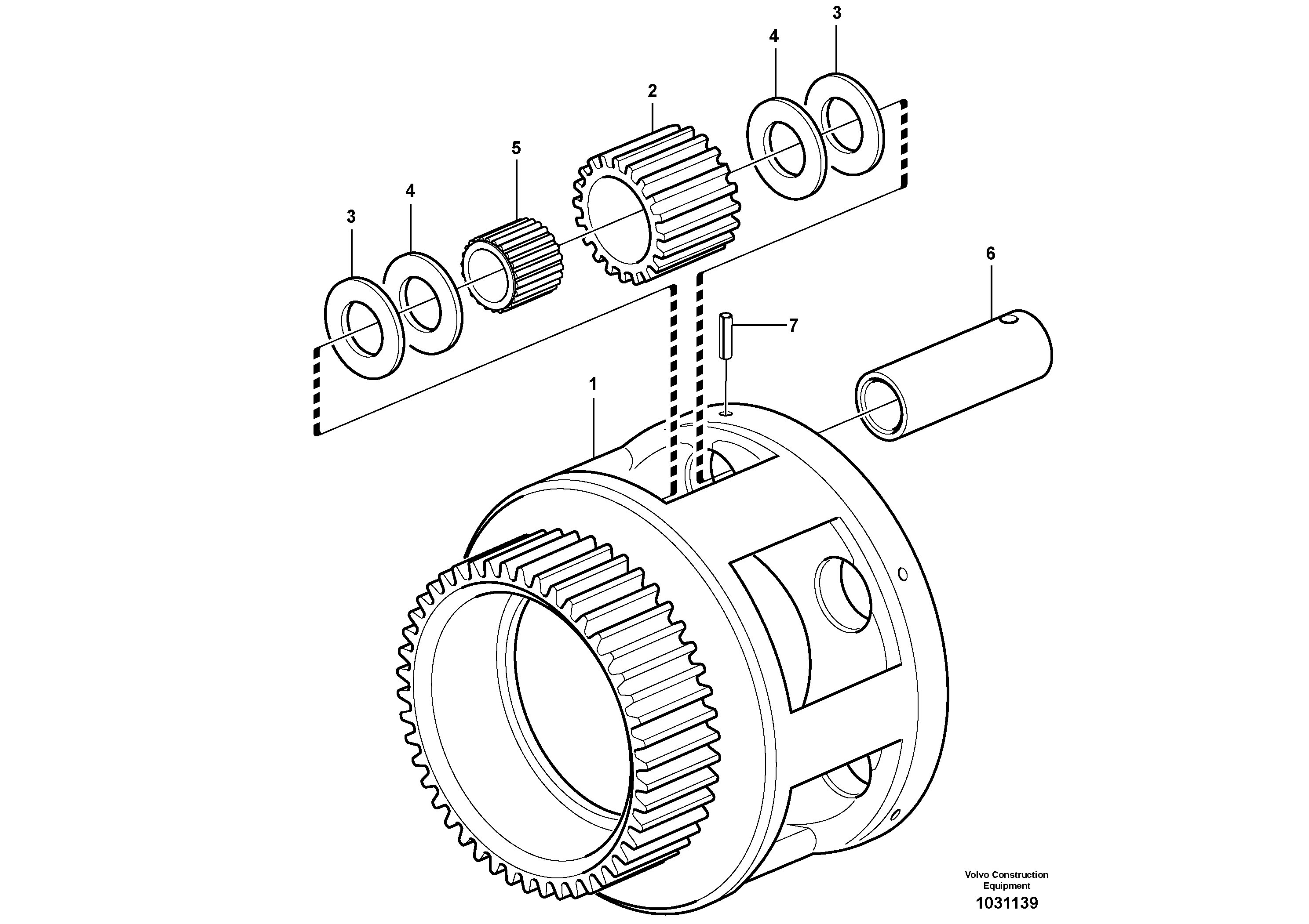 Tube Support VOE11418392 VOLVO