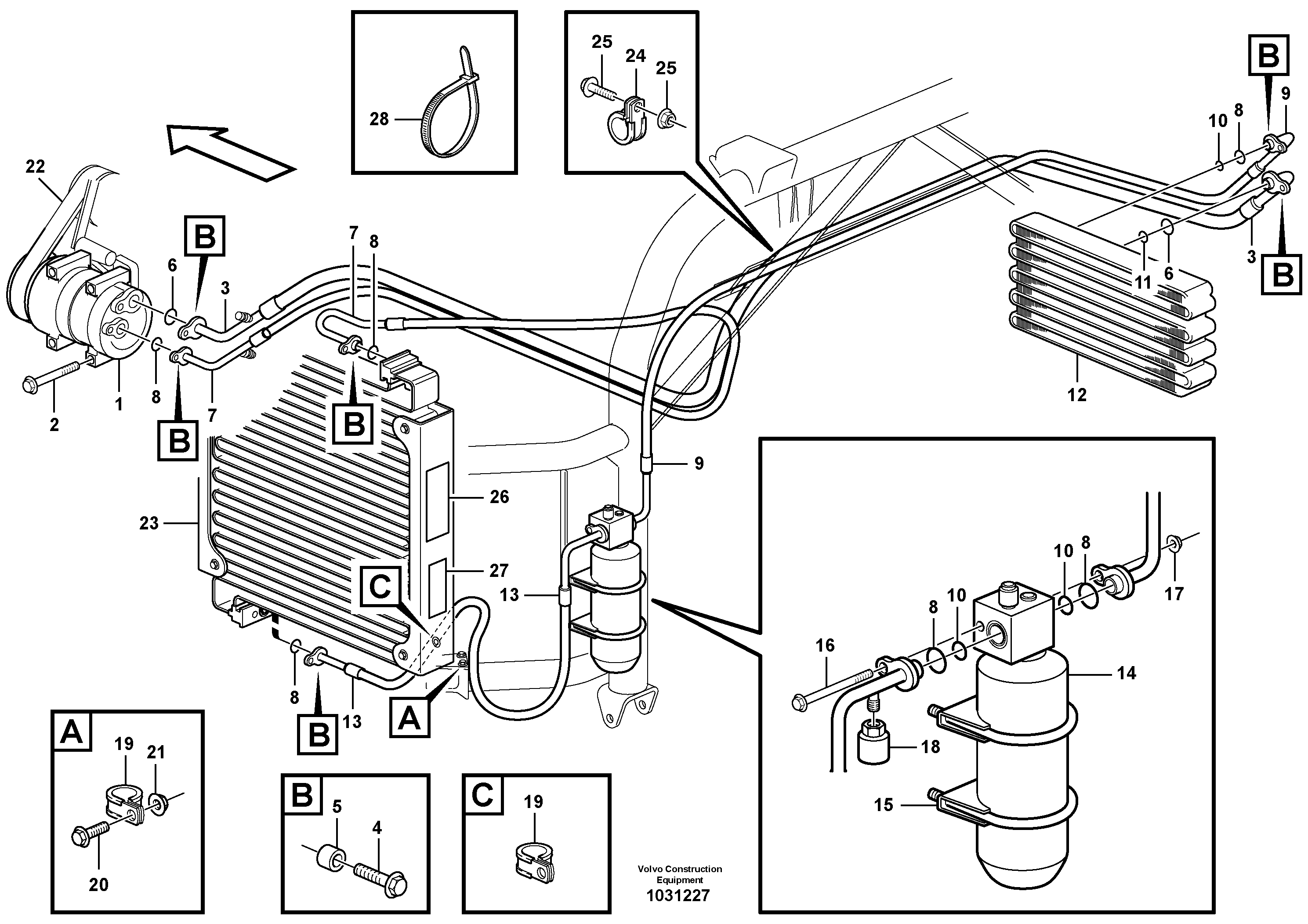 Timing gear casing VOE11196706 VOLVO