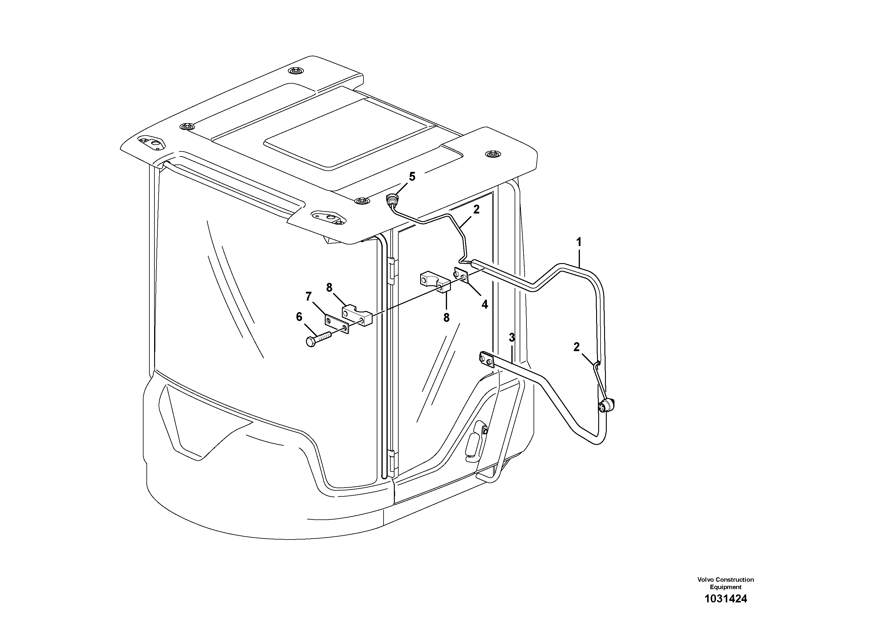 Mirror Arm VOE11429230 VOLVO