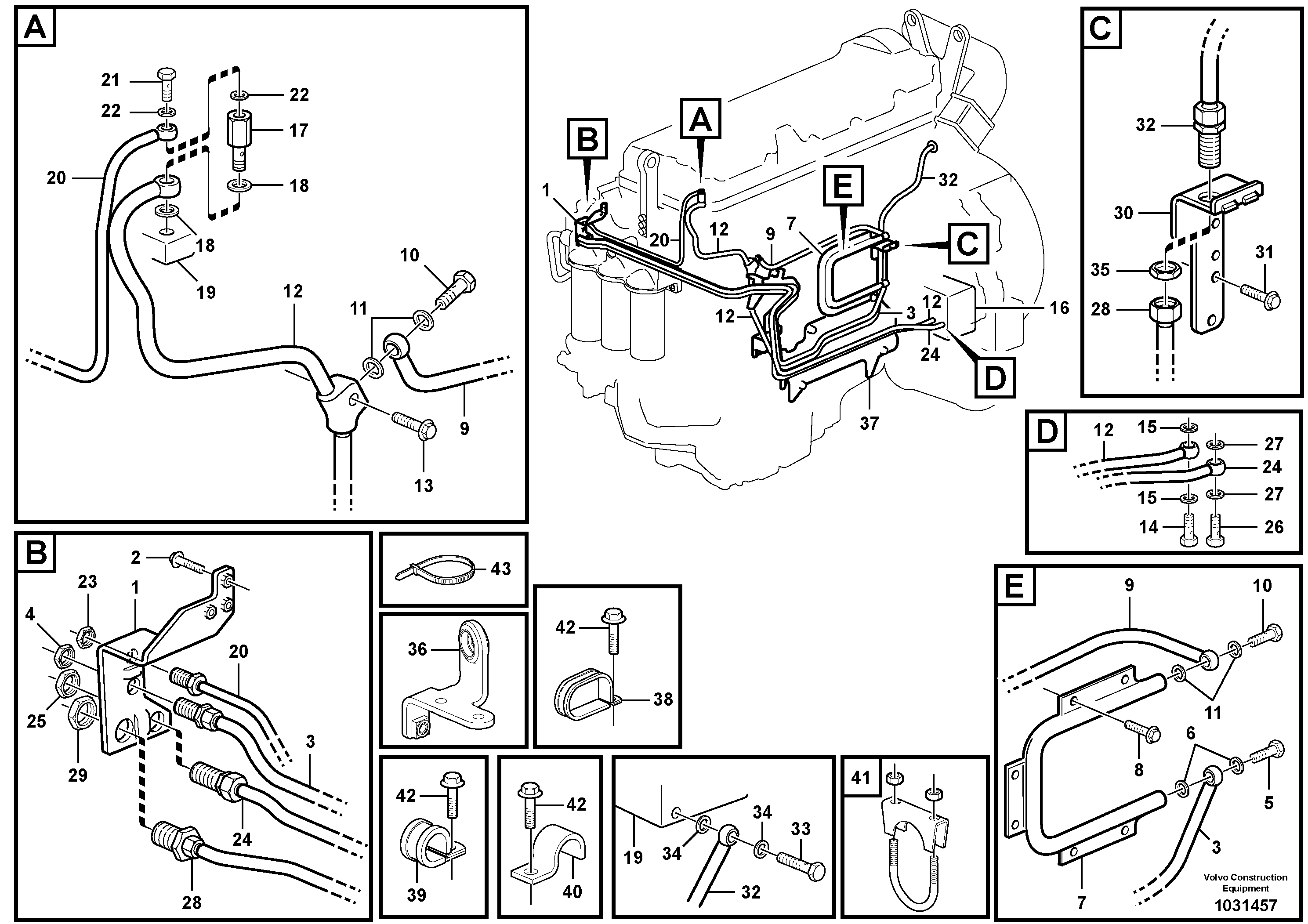 Seat frame VOE11129385 VOLVO