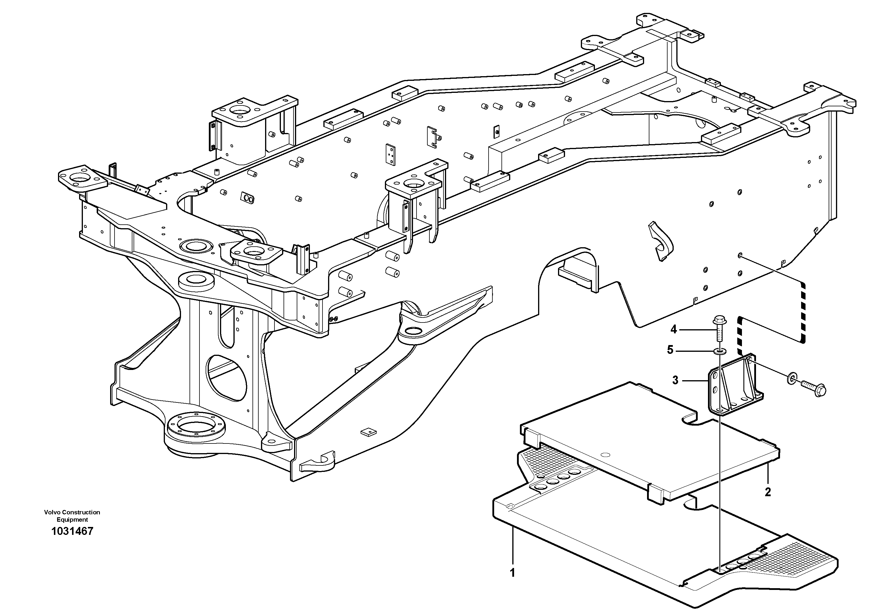 Accumulator block VOE11417797 VOLVO