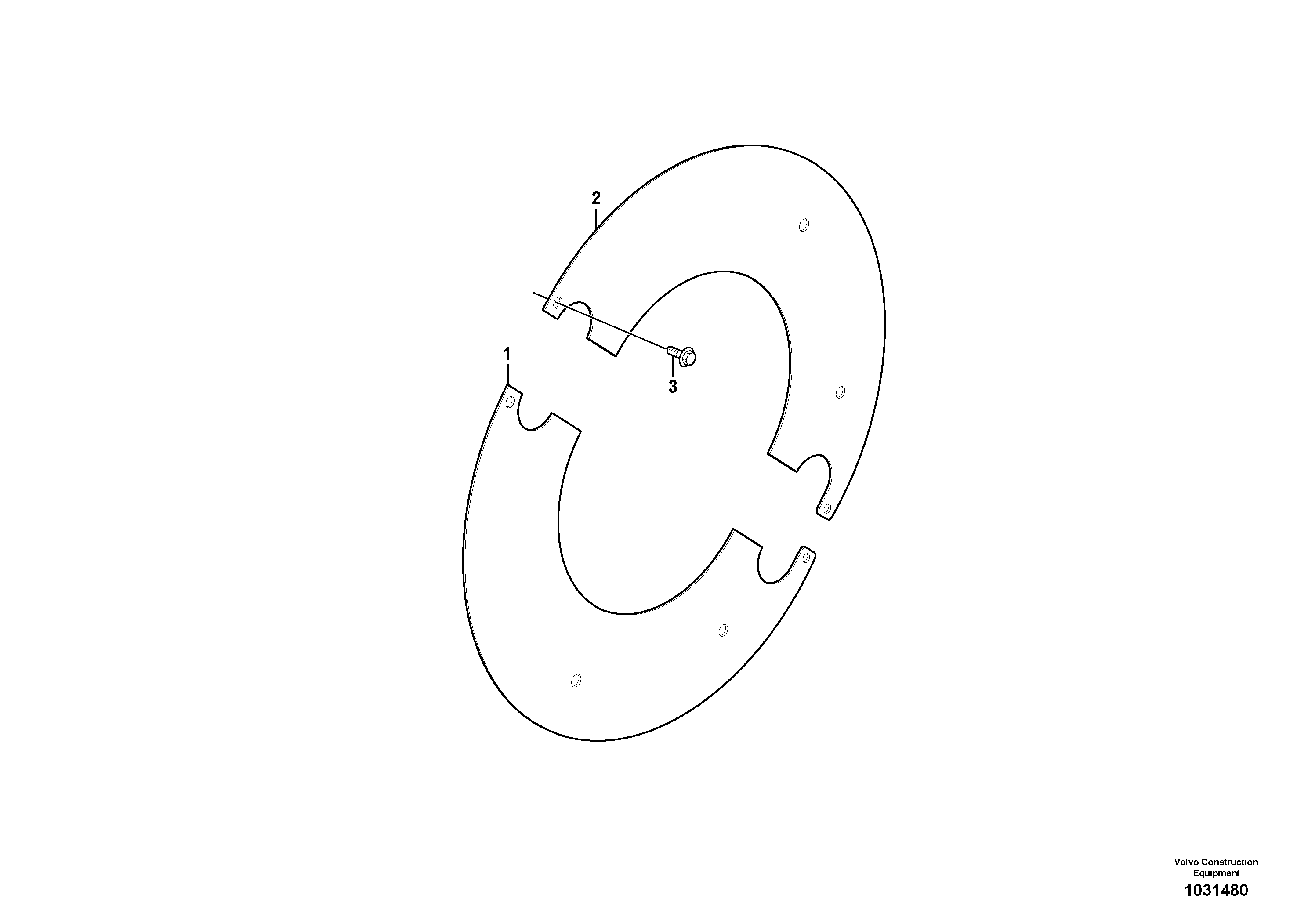 Brake Shield VOE11190836 VOLVO