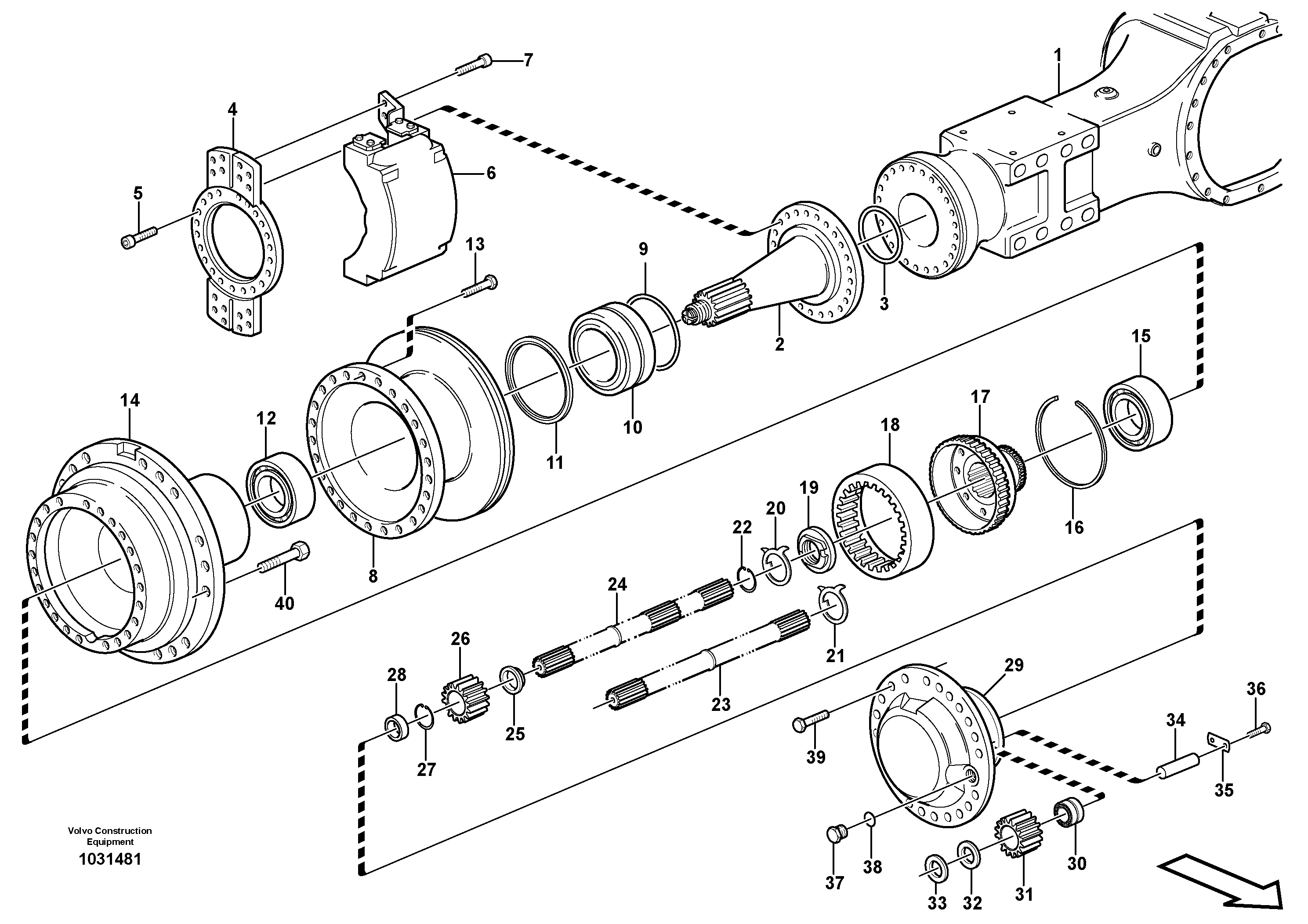 Индикатор направления VOE11103114 VOLVO