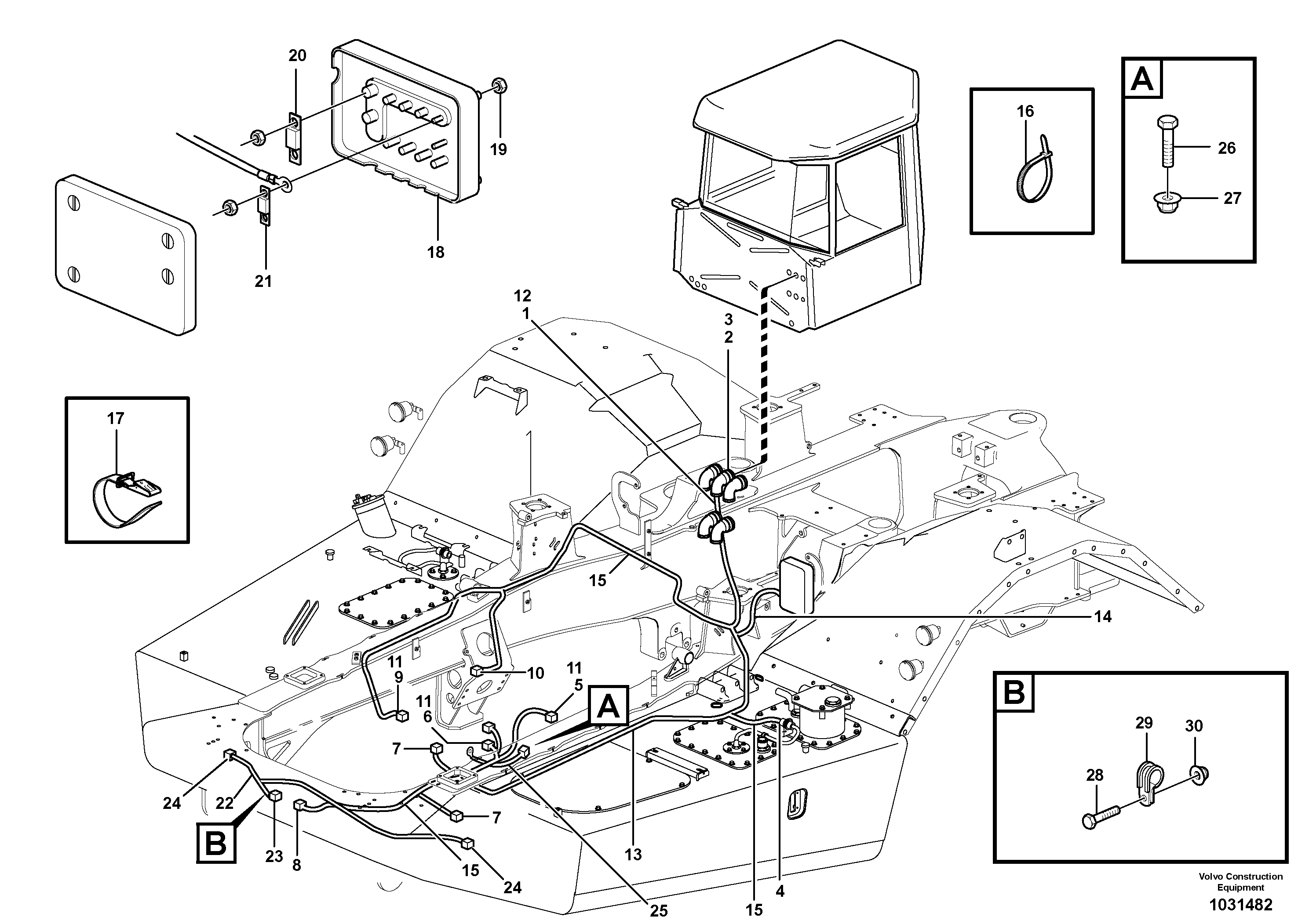 Cable harness VOE11171848 VOLVO
